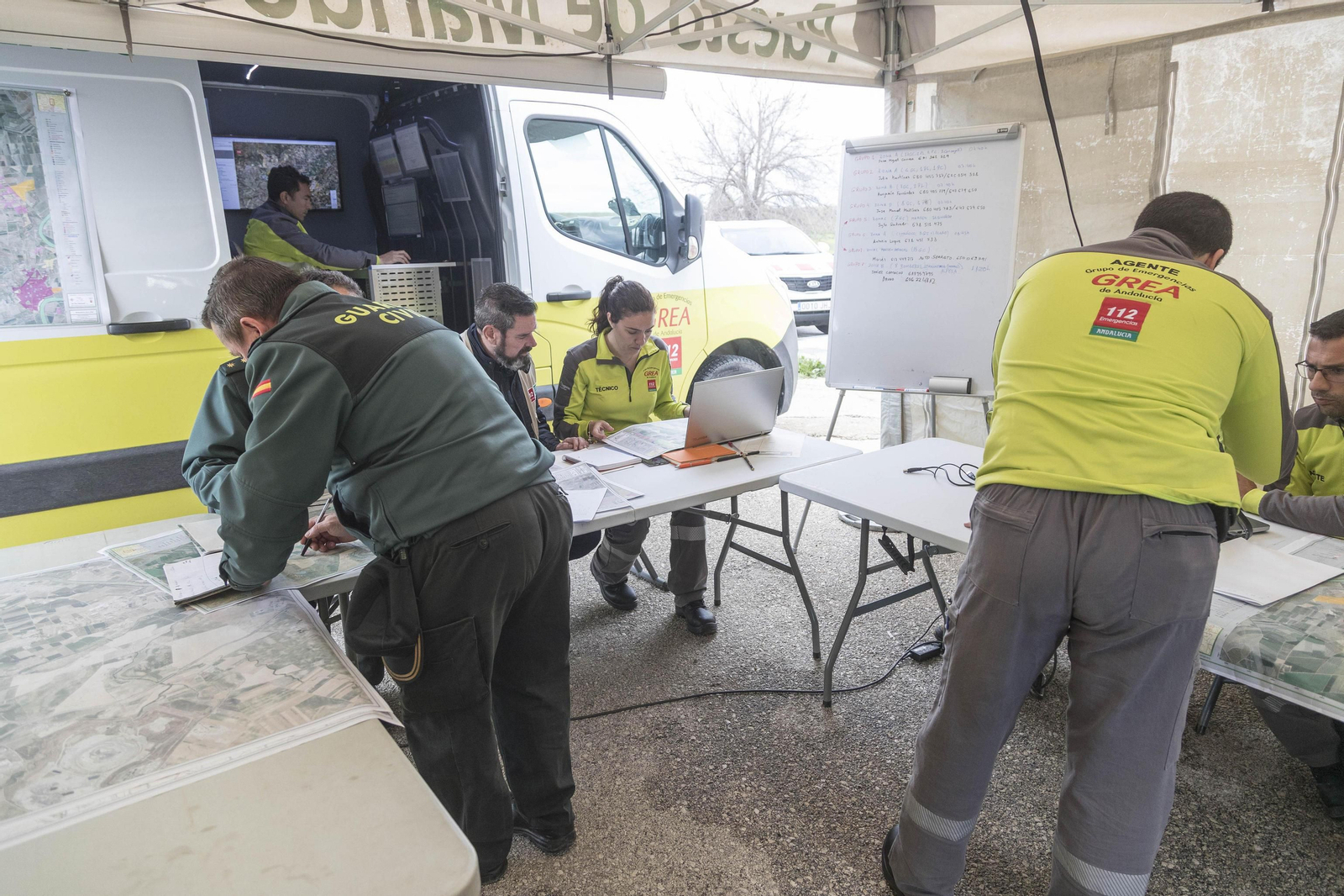 La búsqueda del guardia civil en Guillena