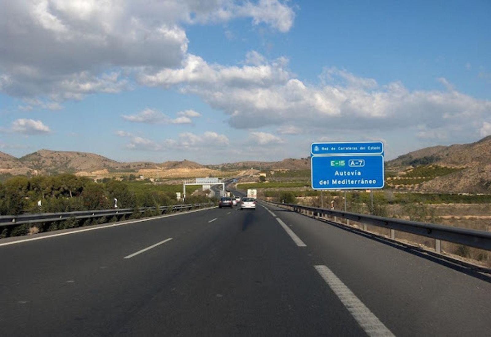 Autovía del Mediterráneo a su paso por Huércal-Overa.