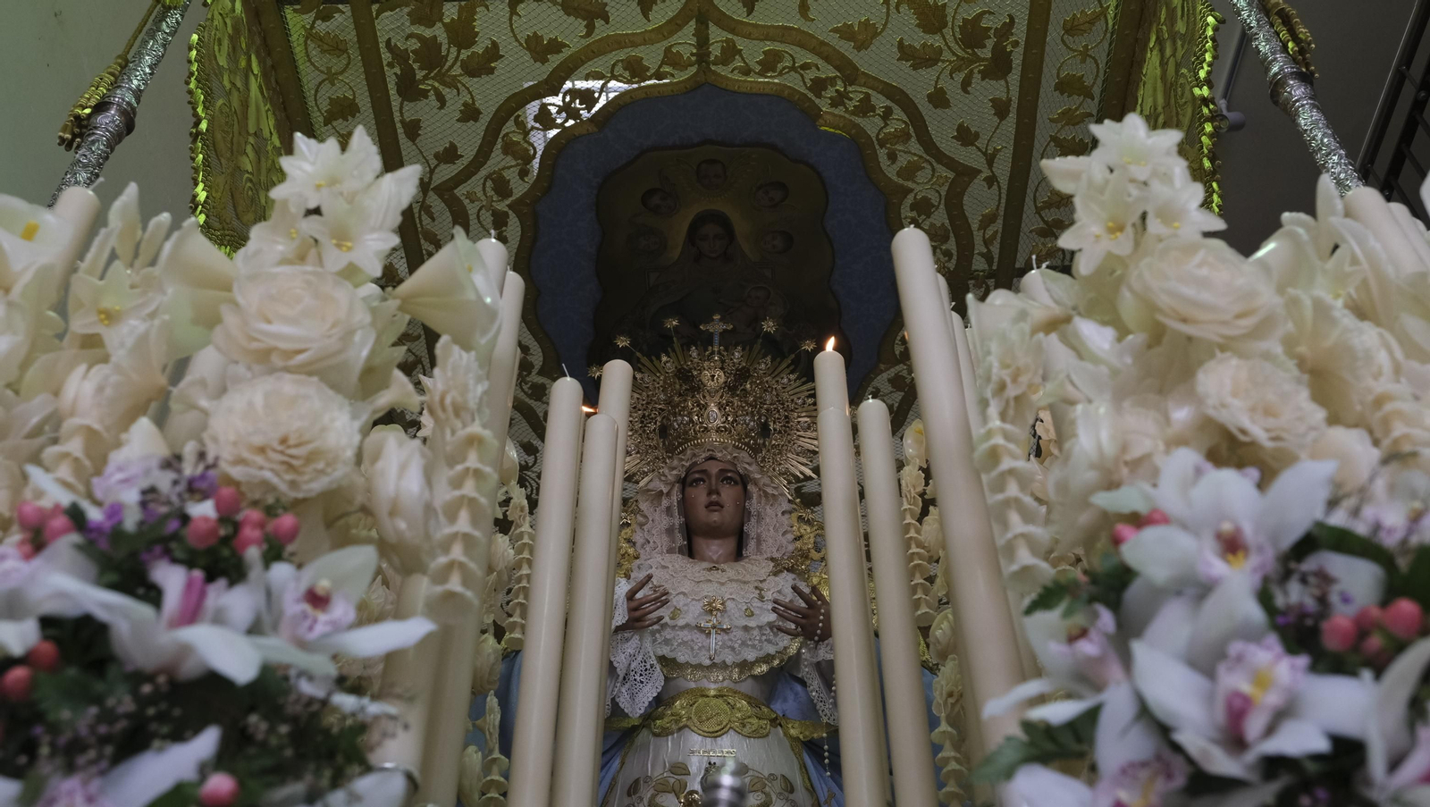 La procesión de Los Ángeles en Almería, en imágenes