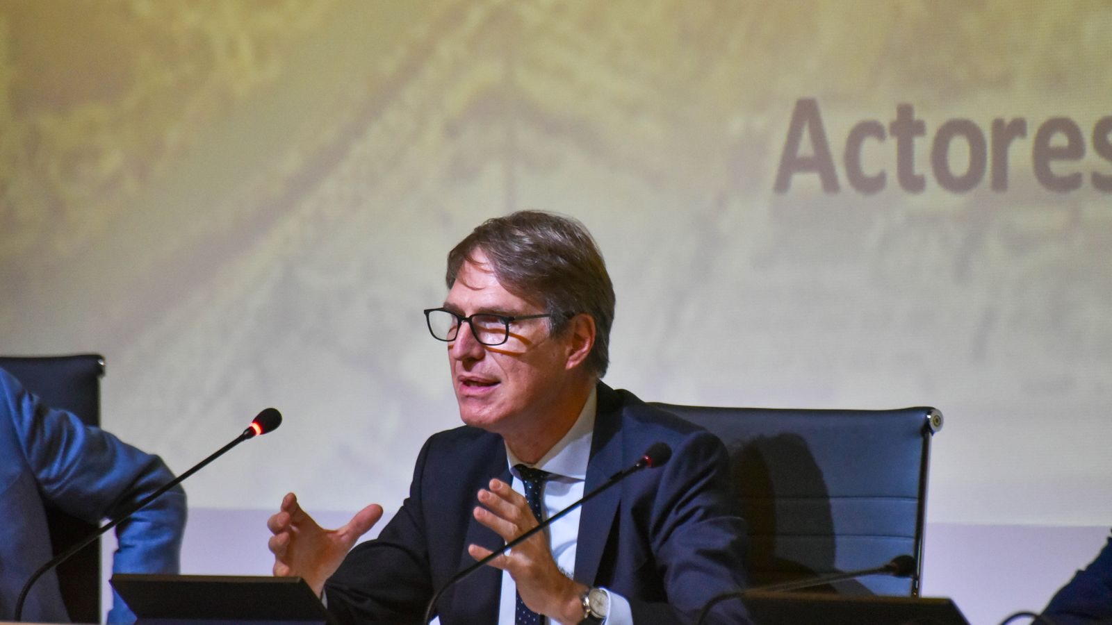 El consejero delegado de Cepsa ayer en Algeciras.