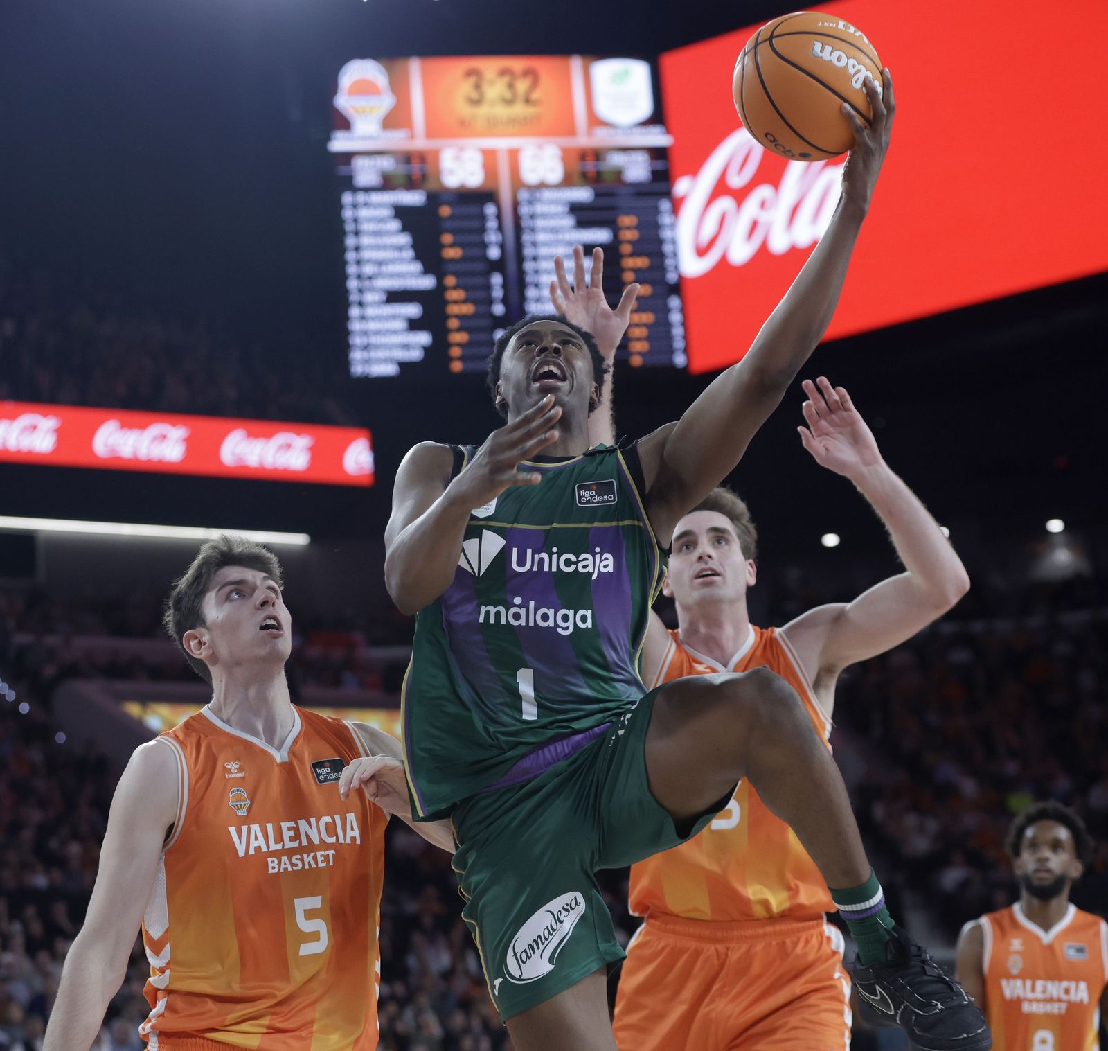 El Valencia Basket-Unicaja, en fotos