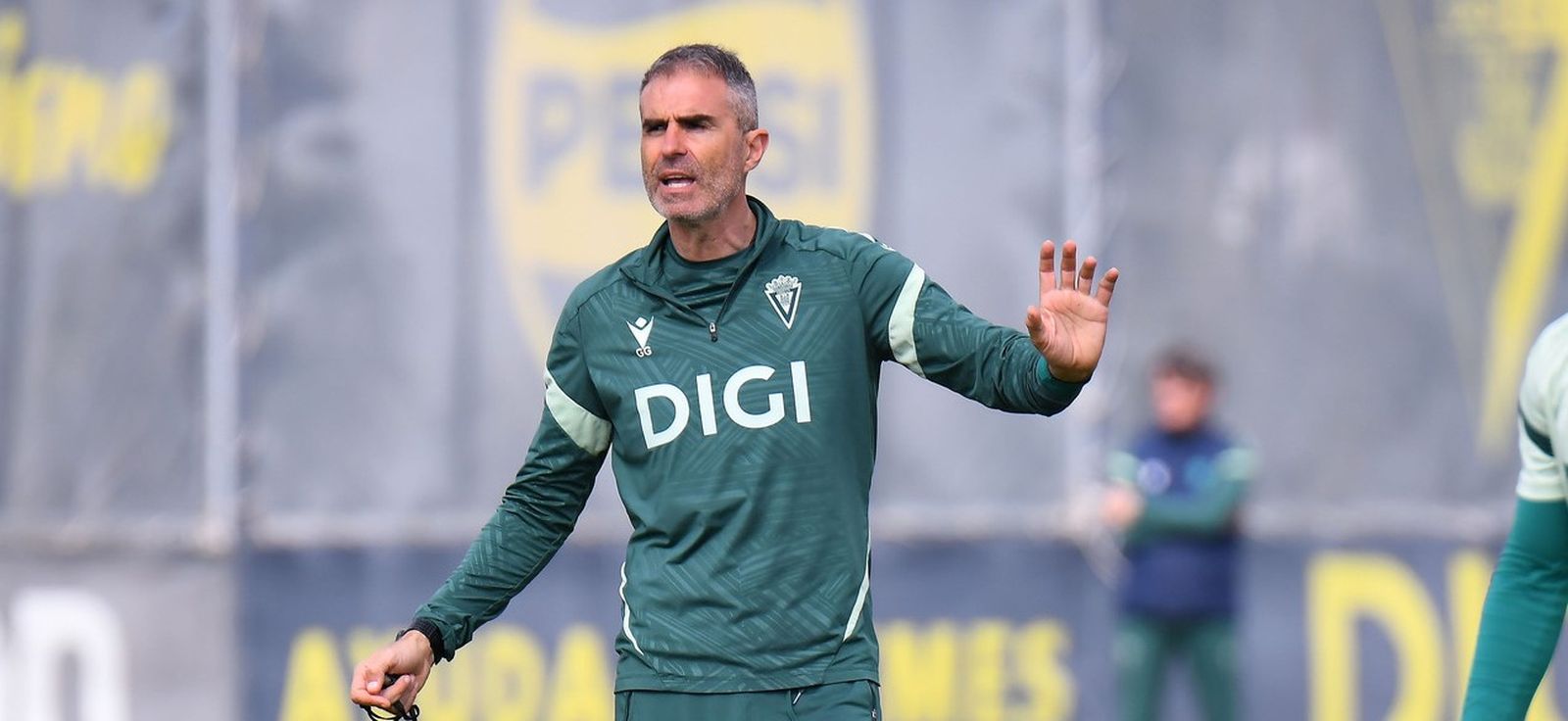 Garitano en la sesión del jueves.