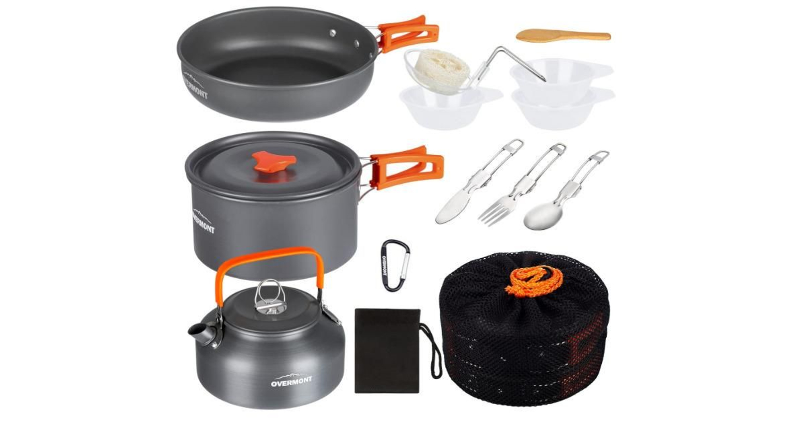 Kit de utensilios de cocina para camping Kit de utensilios de cocina para camping