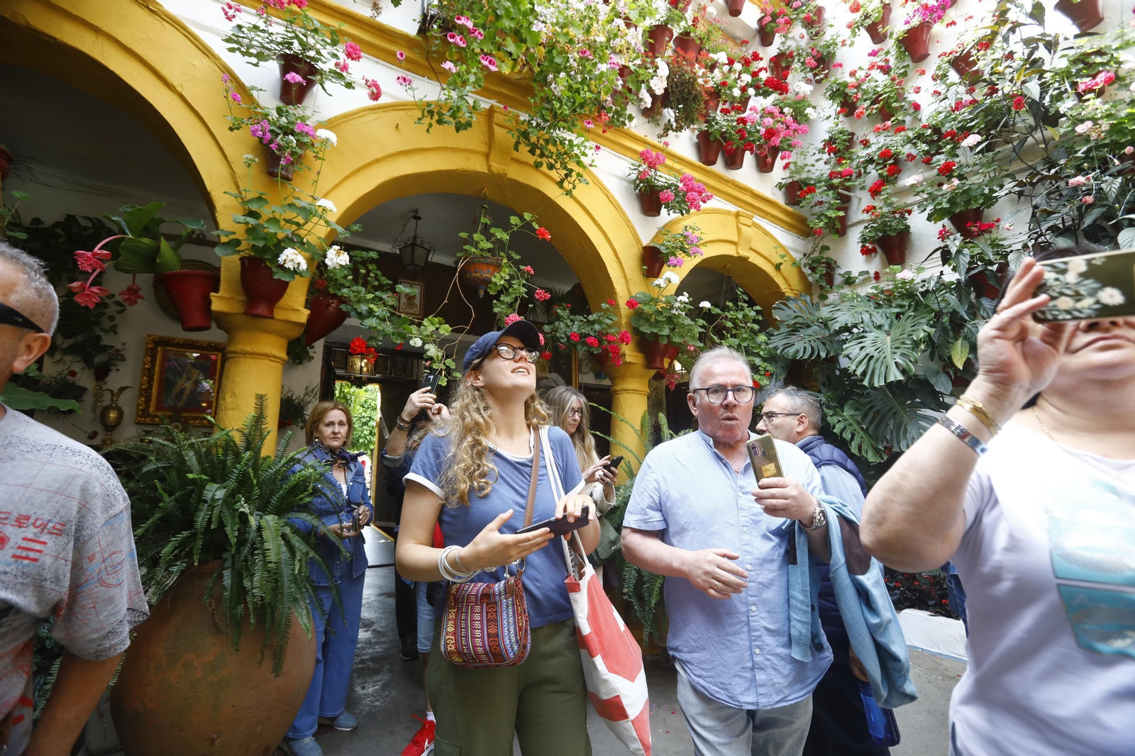Colas e ilusión en el primer sábado de los Patios de Córdoba, en imágenes
