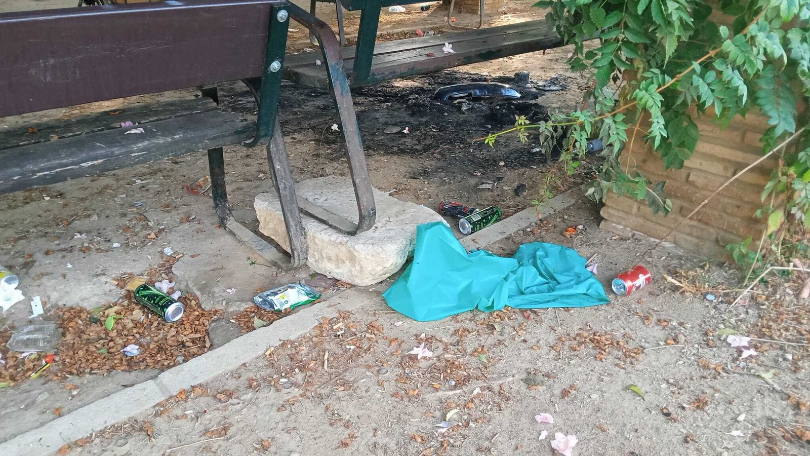 Mal estado del Jardín Escénico y el parque de La Plata