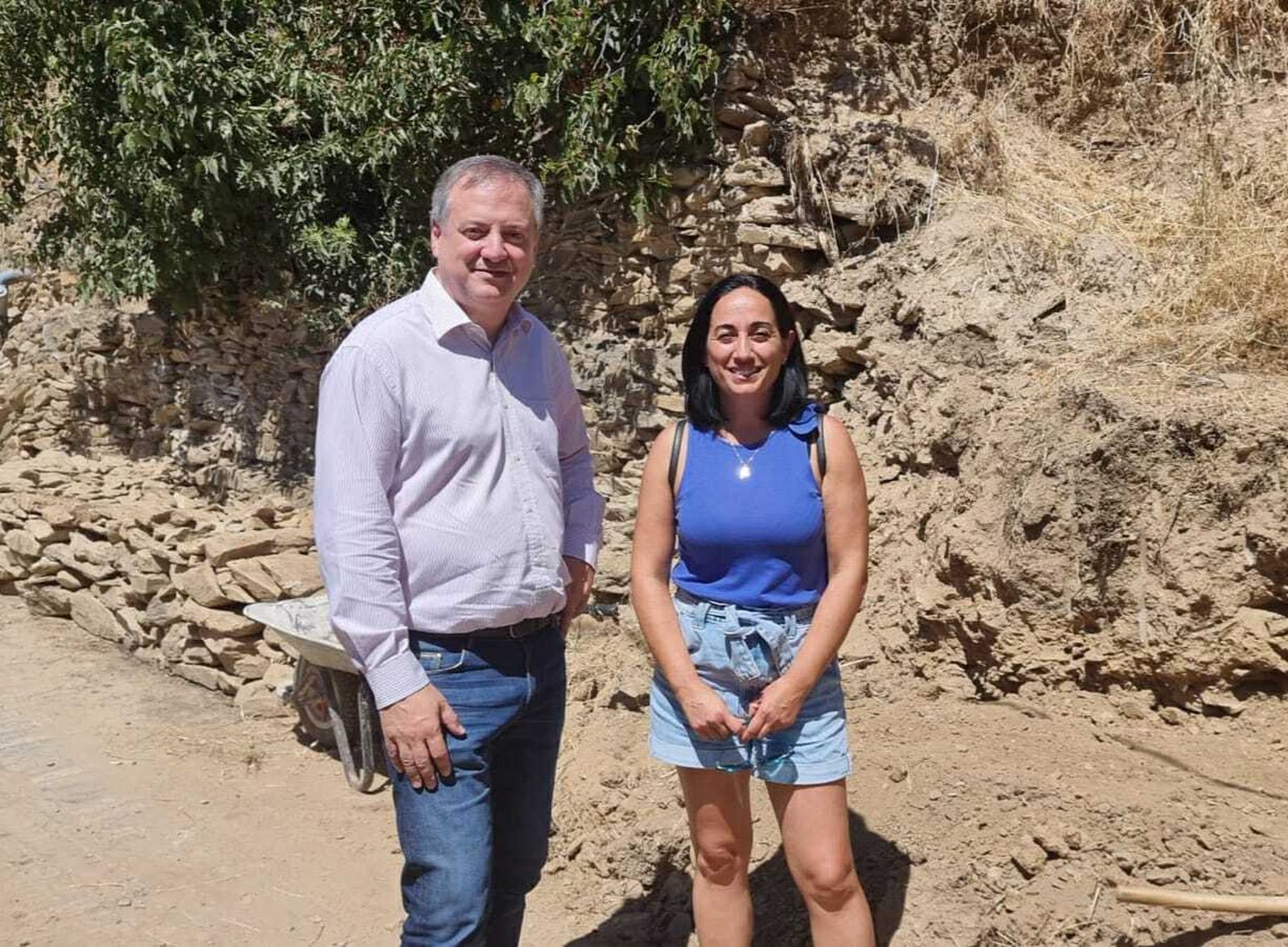 Tahal recibe 7.300 euros para reparar varios muros derrumbados por las lluvias