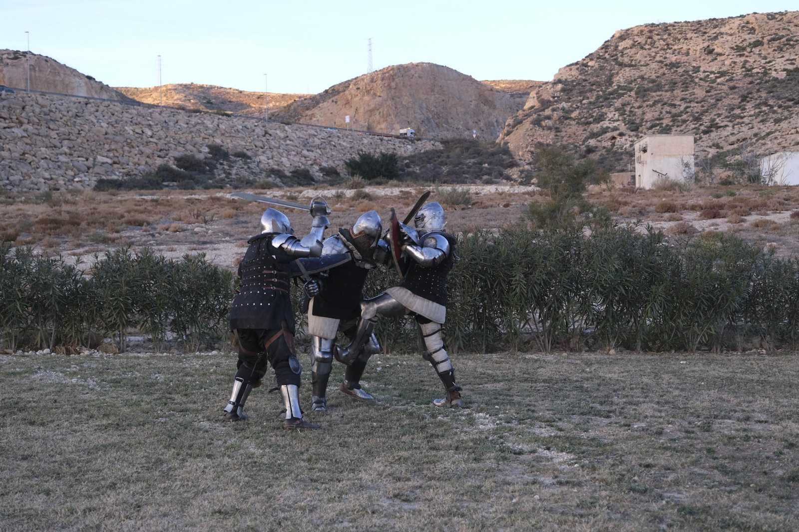 Fotogalería de los combates medievales en Almería