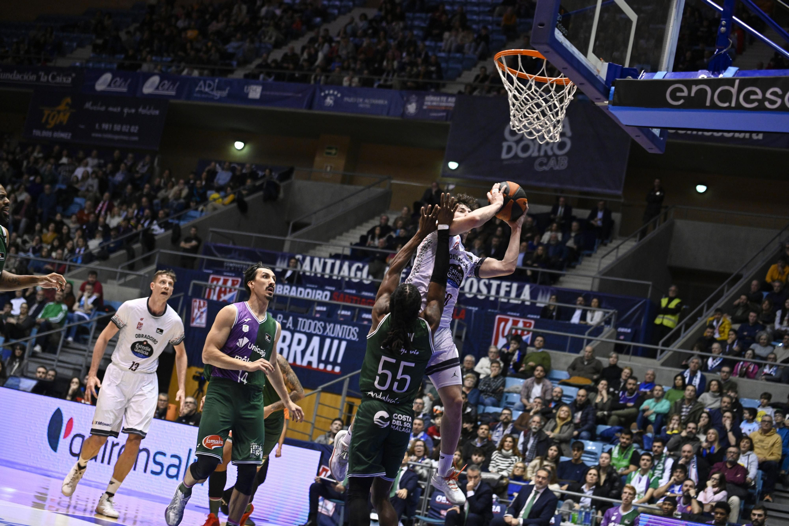El Obradoiro - Unicaja, en fotos
