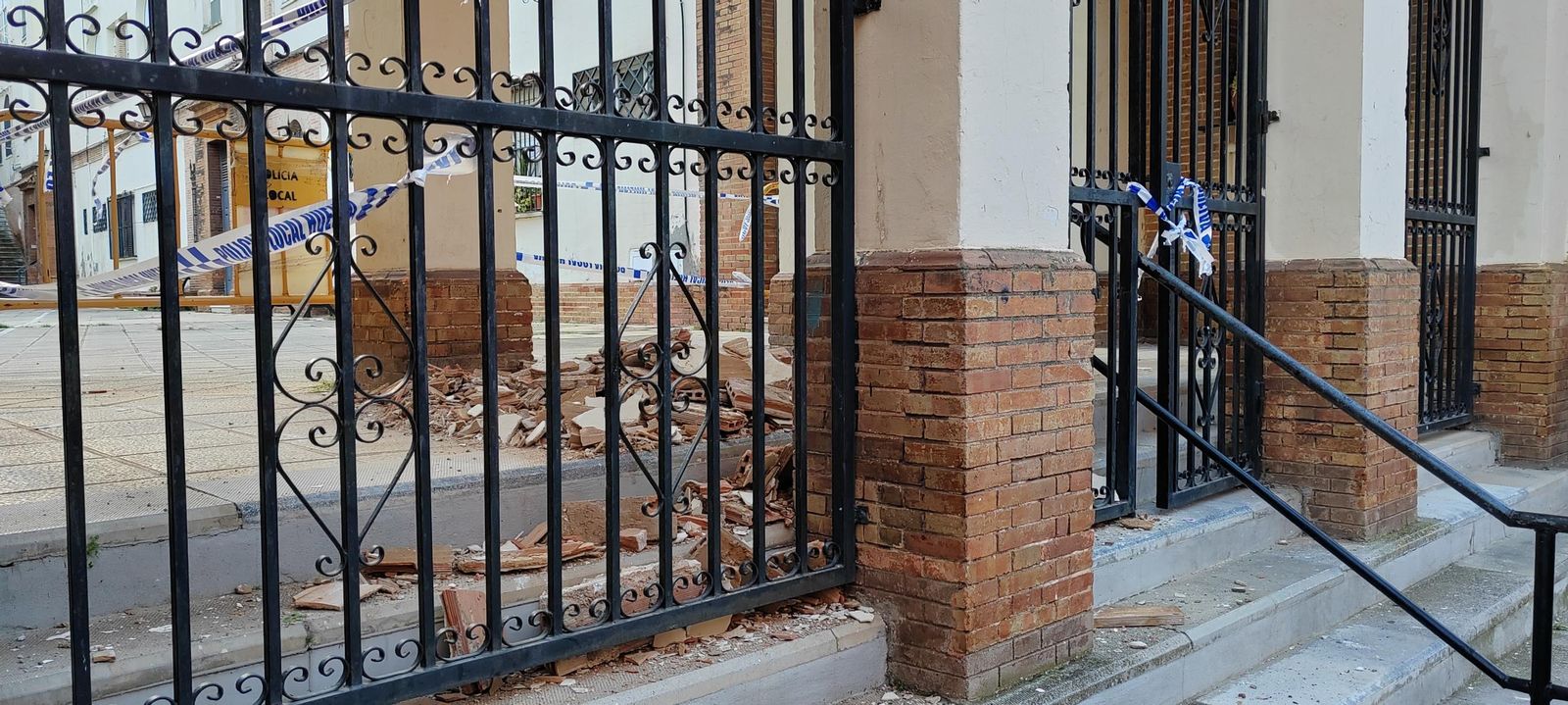 Estado actual de la Casa Grande de la calle Jesús Hermida de Huelva.