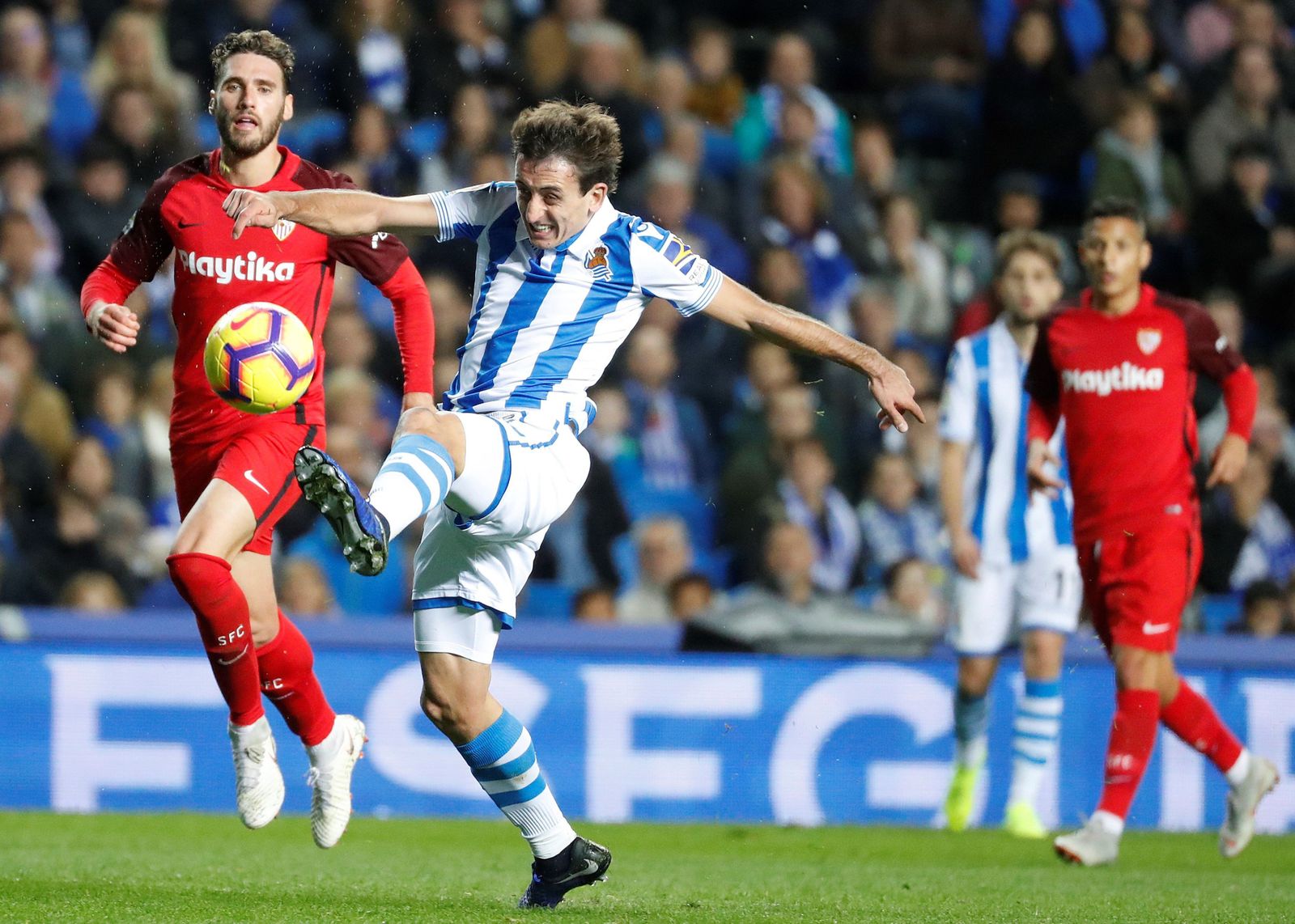El Real Sociedad-Sevilla, en imágenes
