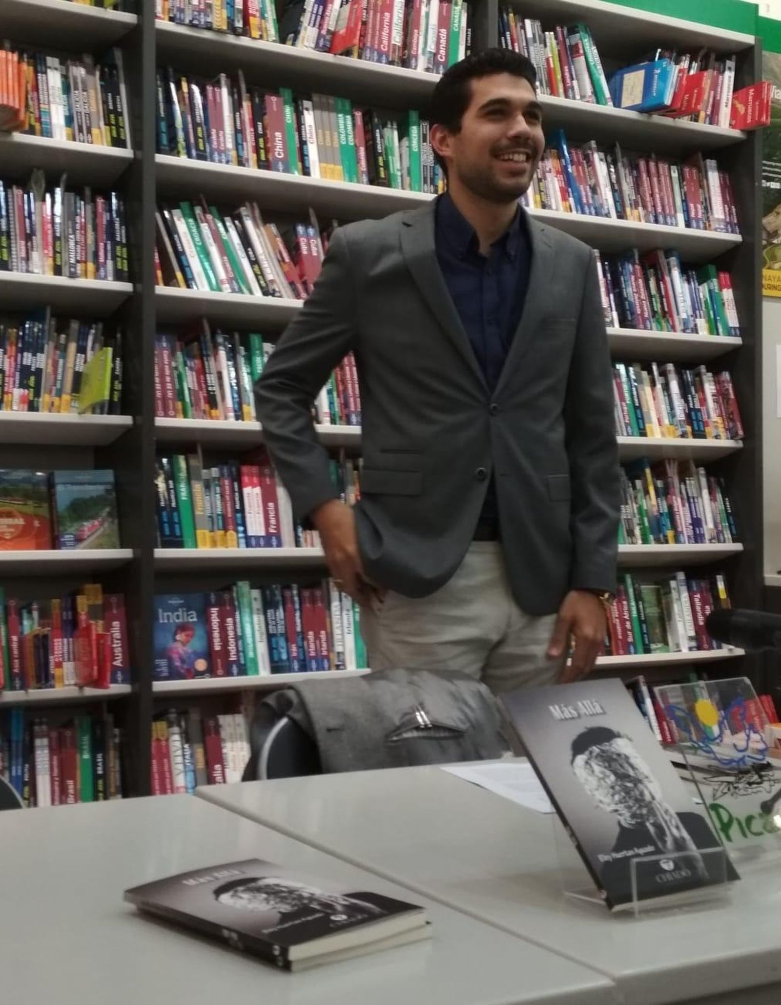Eloy Huertas, durante la presentación.