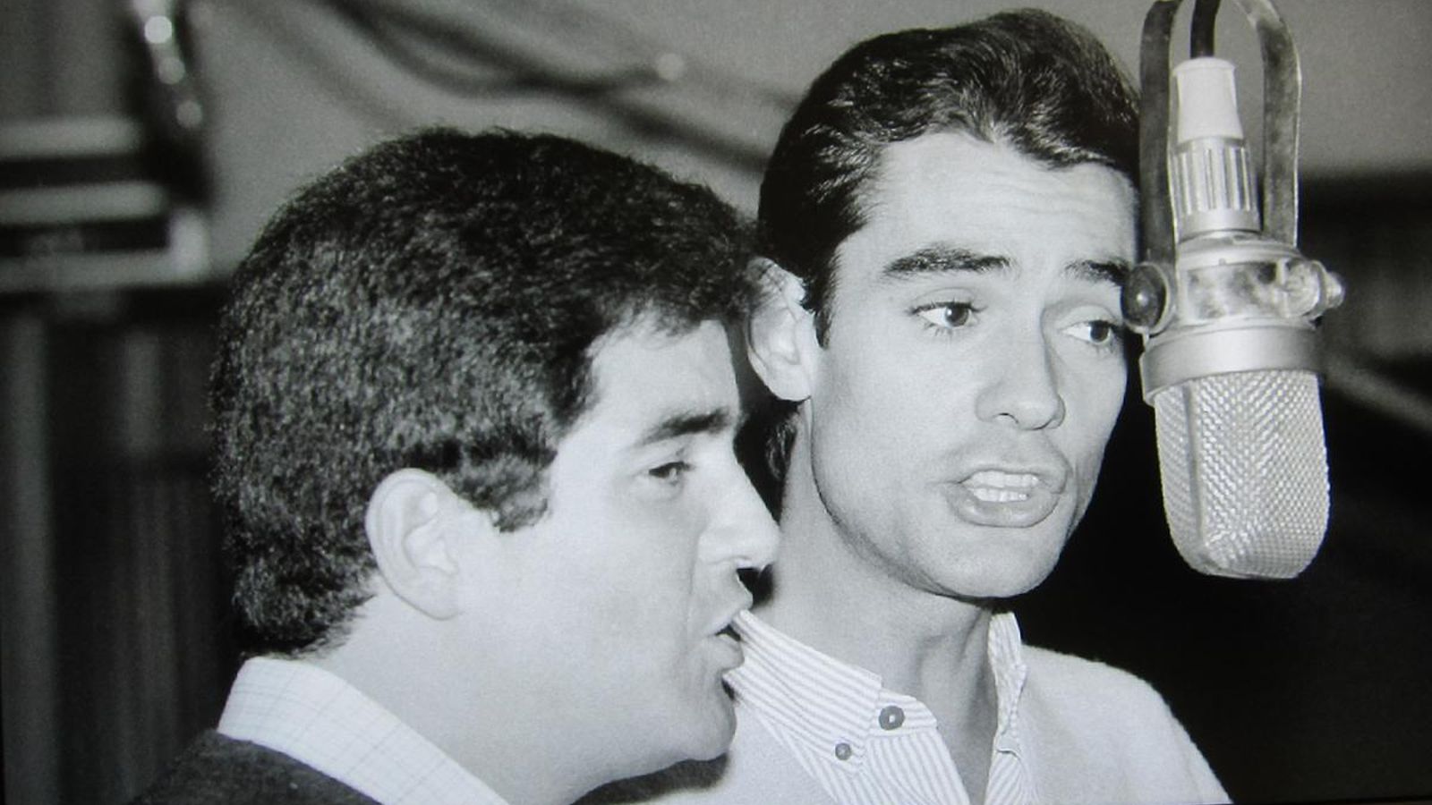 Manolo de la Calva y Ramón Arcusa, en sus inicios en los 50.