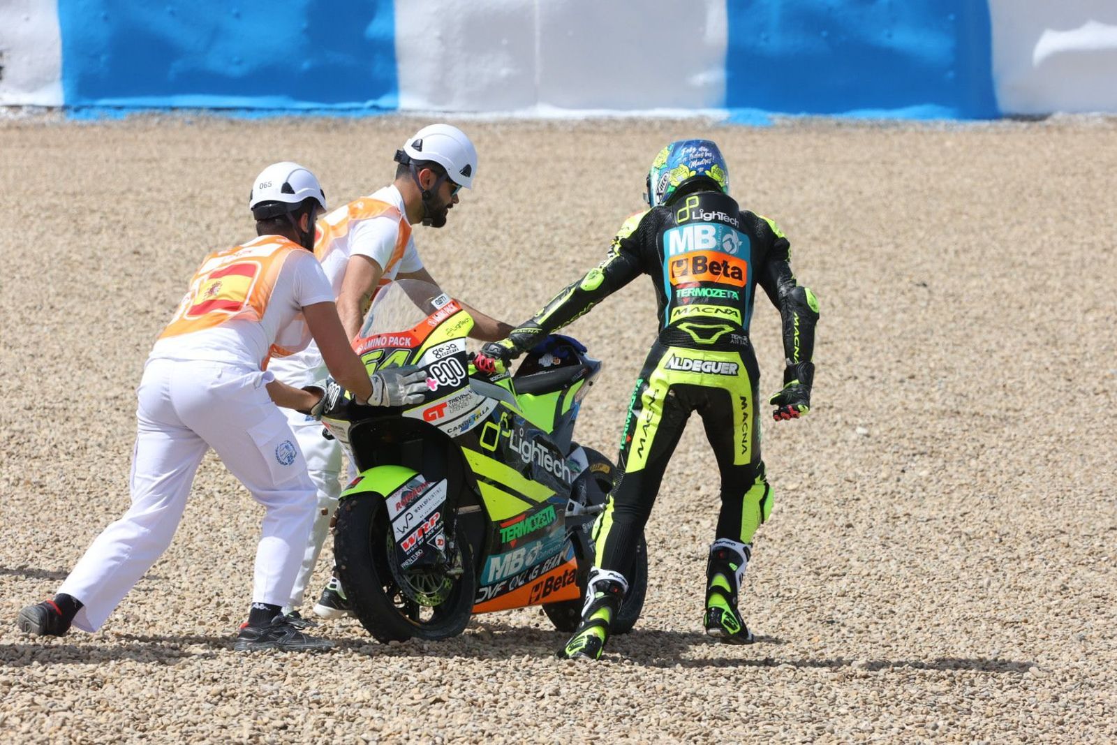 Moto2: Así fue la caída entre Dixon y Aldeguer