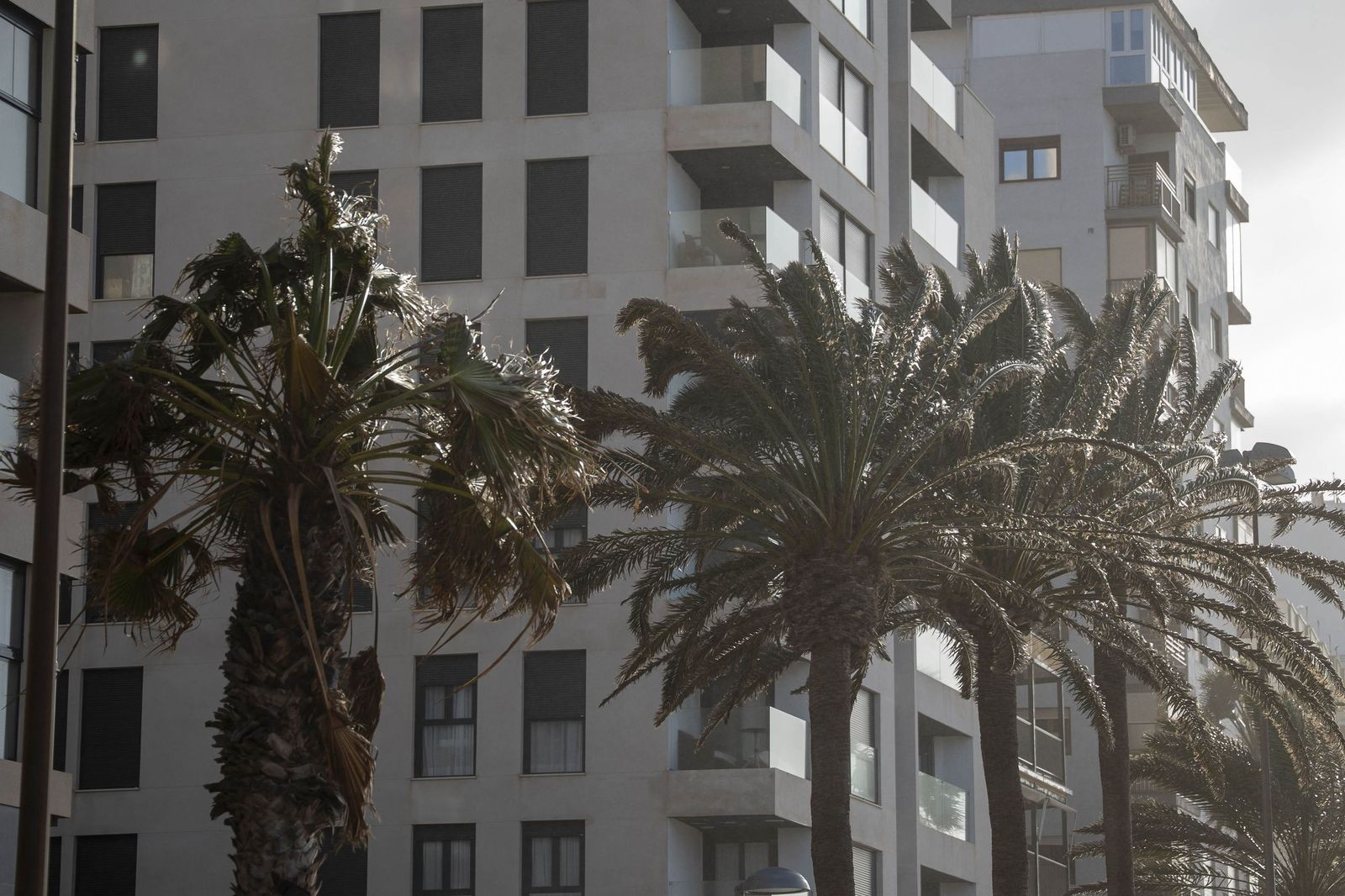 La Borrasca Leonardo se ensaña con Almería, en imágenes