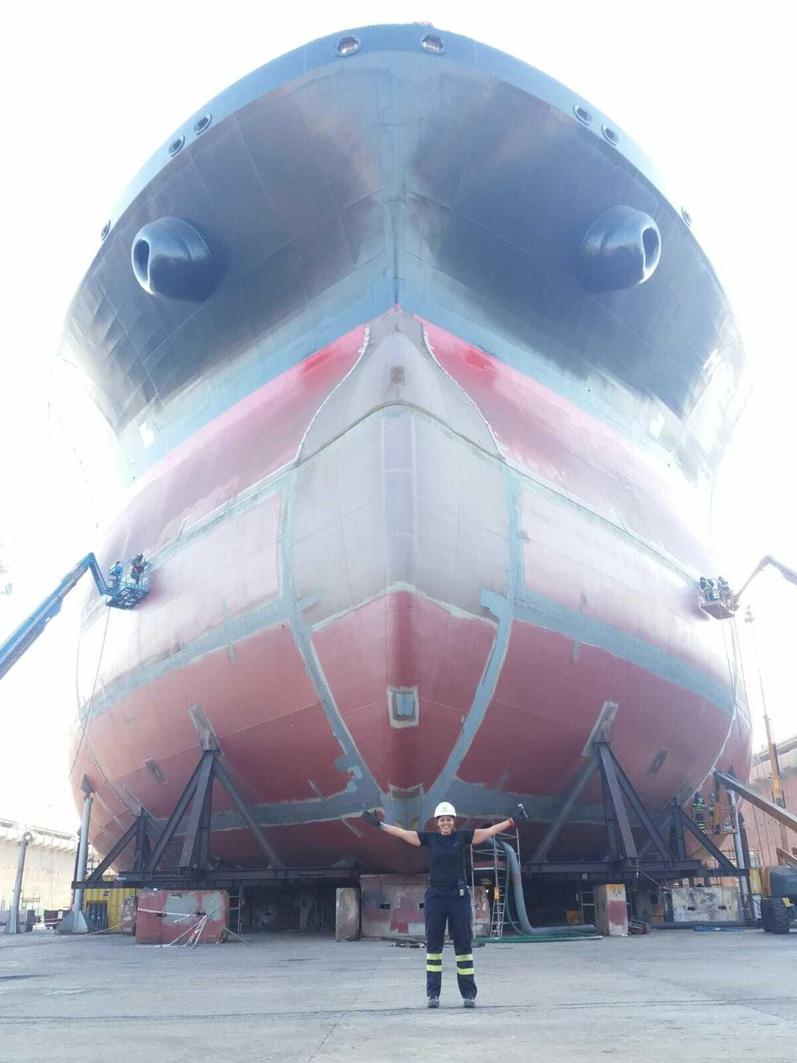 Laura Macías, trabajadora de Navantia San Fernando.