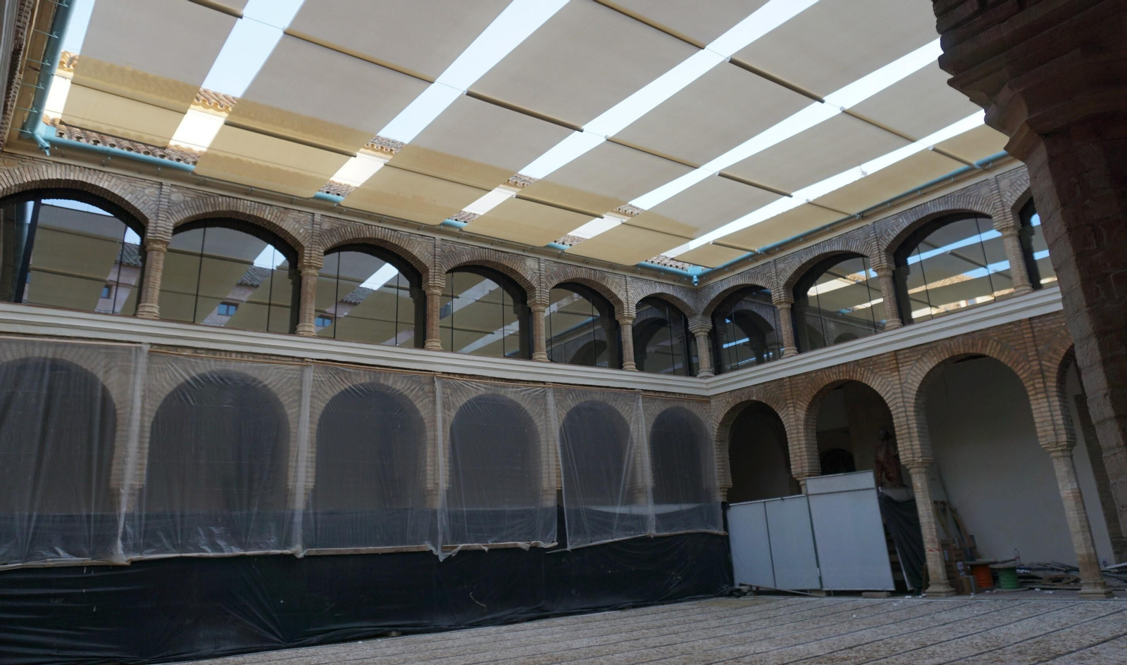 Patio Mudéjar del Palacio de Congresos después de la reforma.