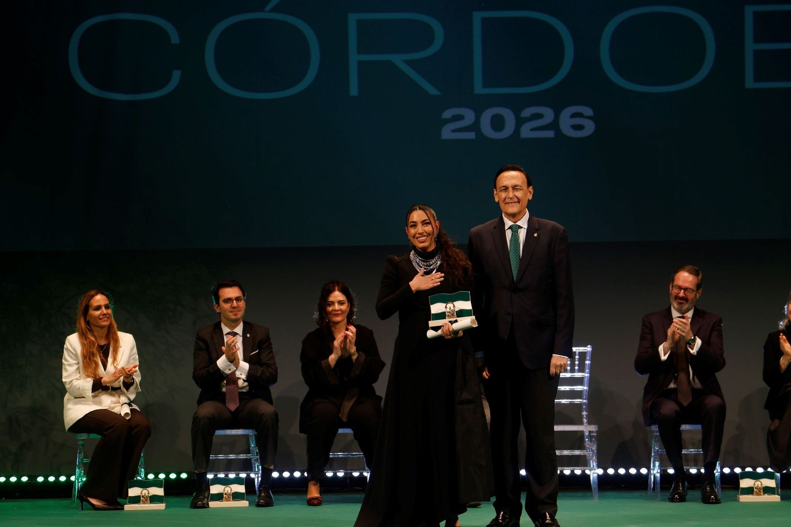 La entrega de las Banderas de Andalucía por el 28F en Córdoba, en imágenes
