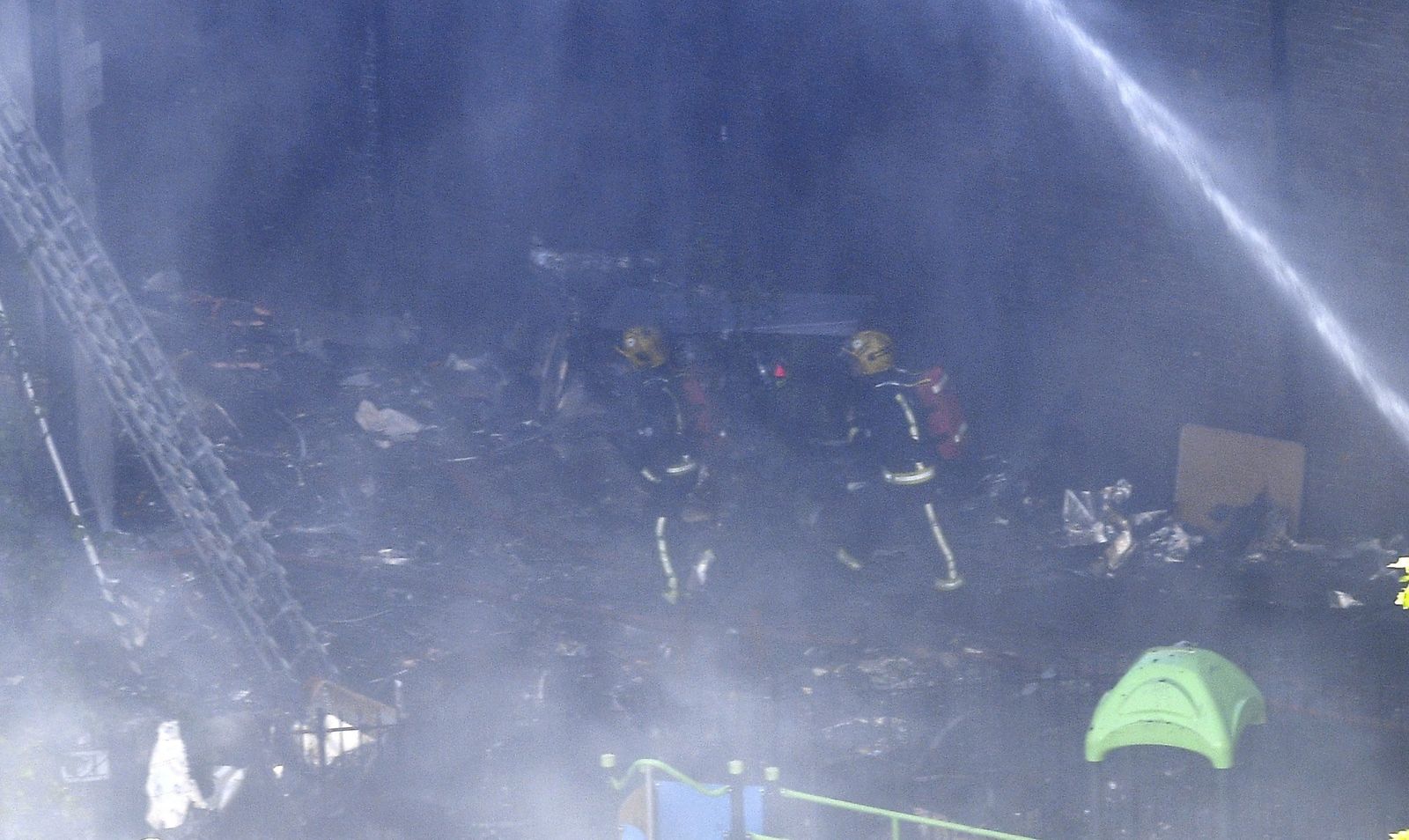 El espectacular incendio de Londres, en imágenes