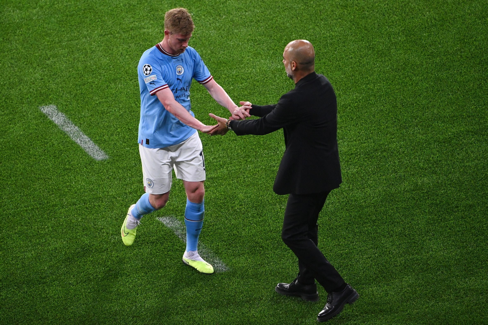 Las imágenes de la fina de la Champions entre el Manchester City y el Inter de Milán