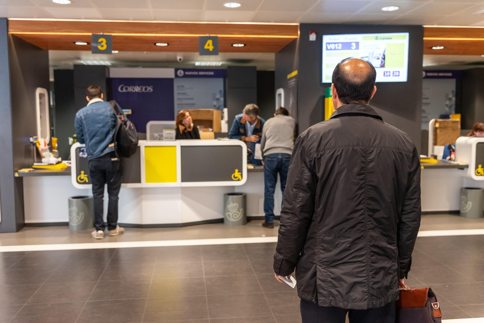 Oficina de Correos de la Avenida de Italia de la capital onubense.