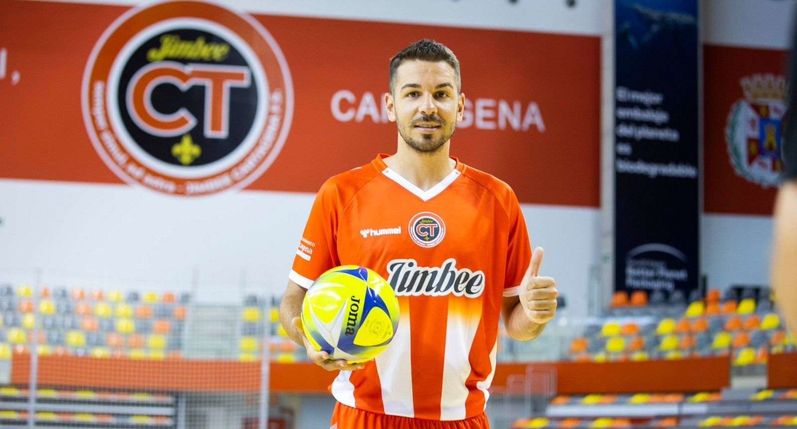 Andresito, en su presentación con el Jimbee Cartagena.