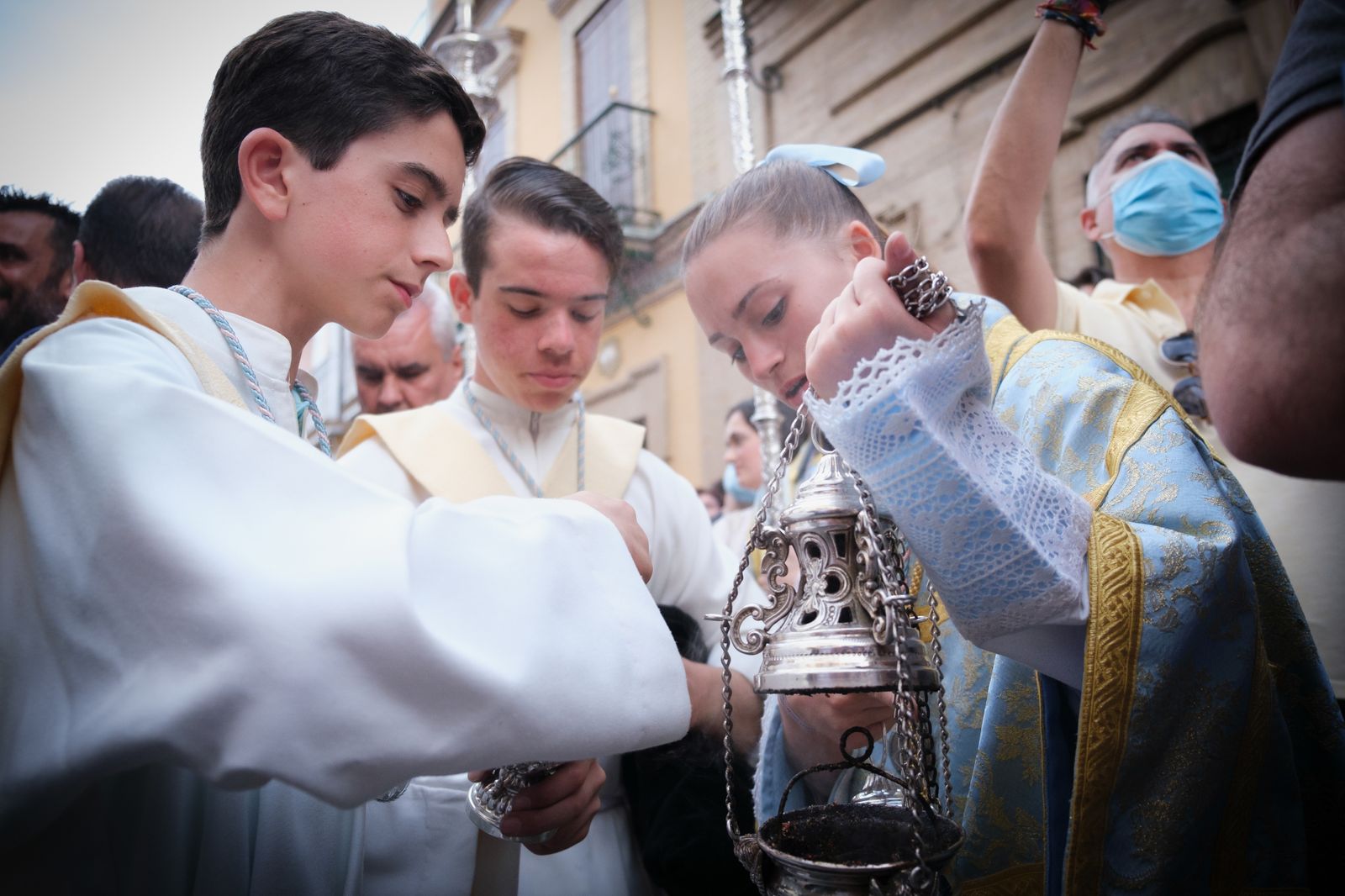 Las imágenes de la procesión de María Auxiliadora de Triana