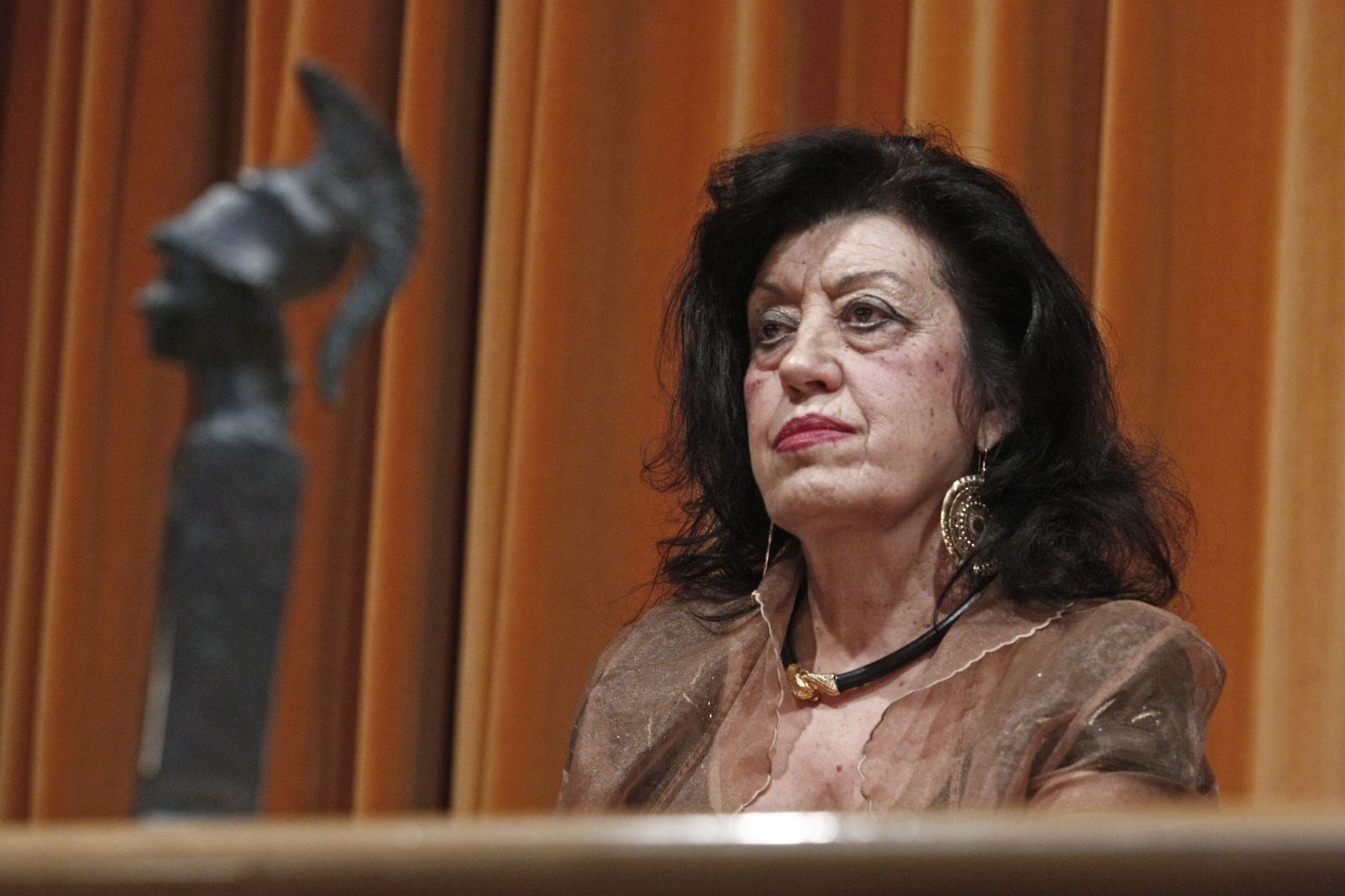 Juana Mari Moreno en 2012, cuando recibió el Premio Ateneo.