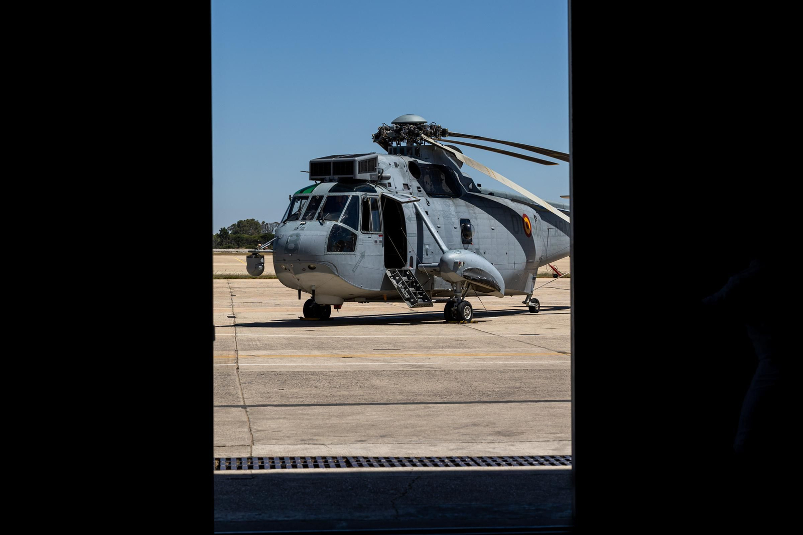 Imágenes de la Despedida del Sea King de la quinta escuadrilla