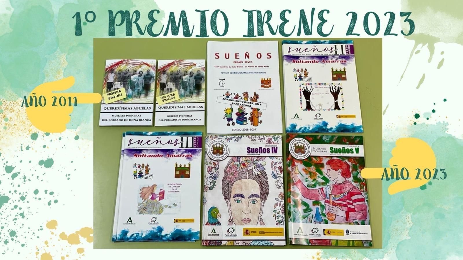 La revista 'Sueños', que ha recibido el premio Irene 2023.