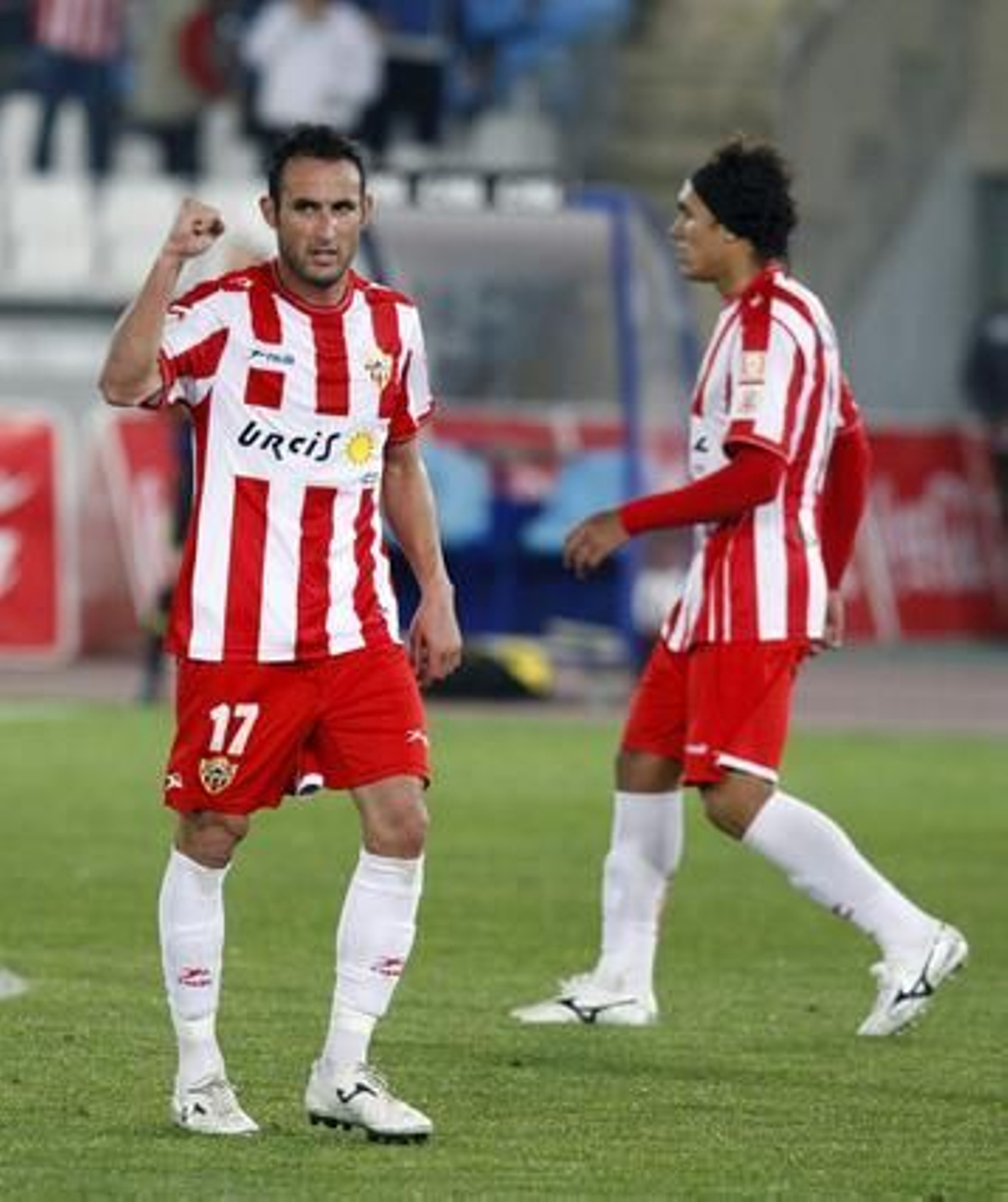 El Almería viajará con ventaja a Riazor tras ganar 1-0 al Deportivo en la ida de cuartos de final de la Copa del Rey. / EFE