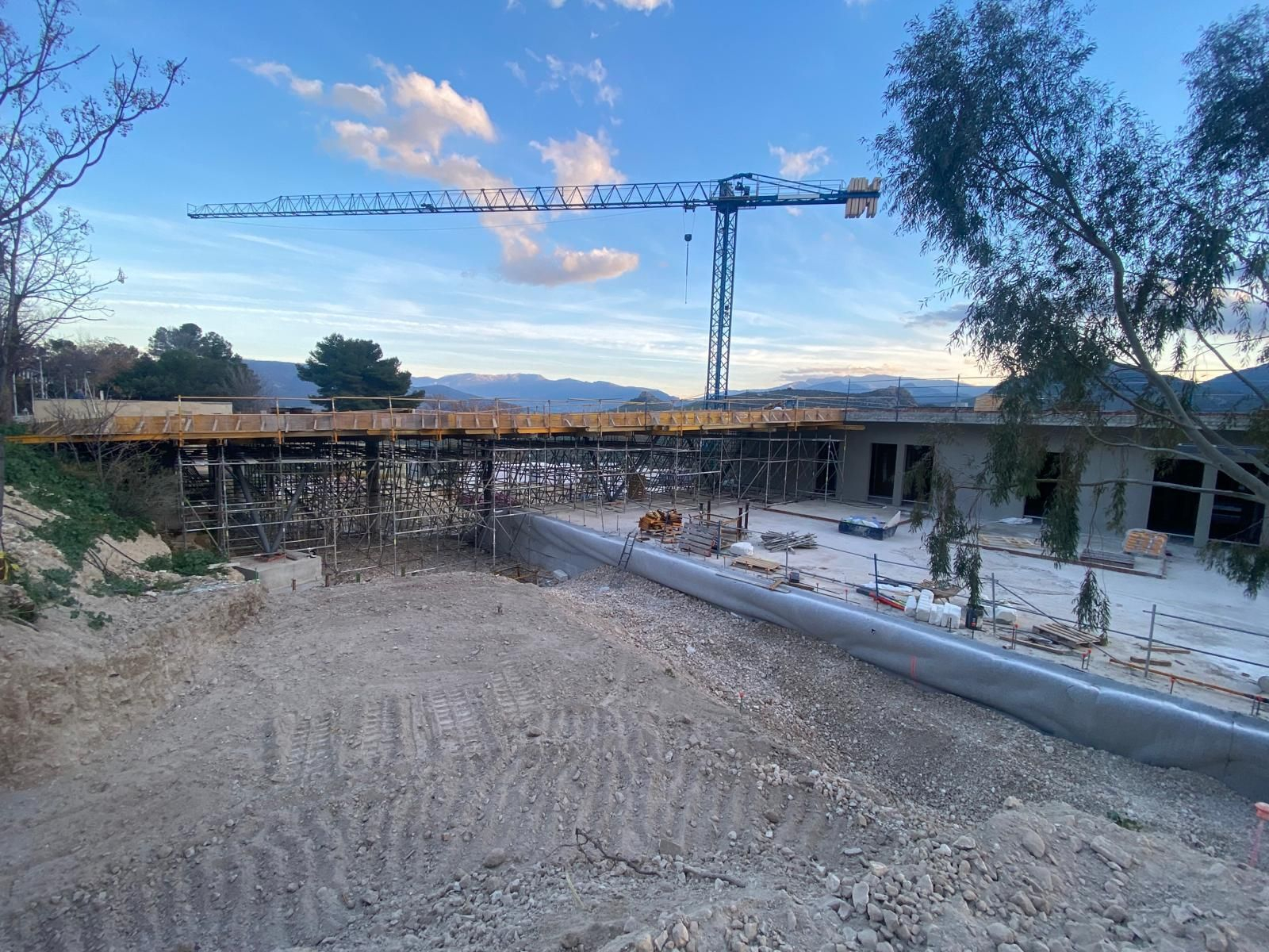 Obras del Centro de Salud de La Alameda.