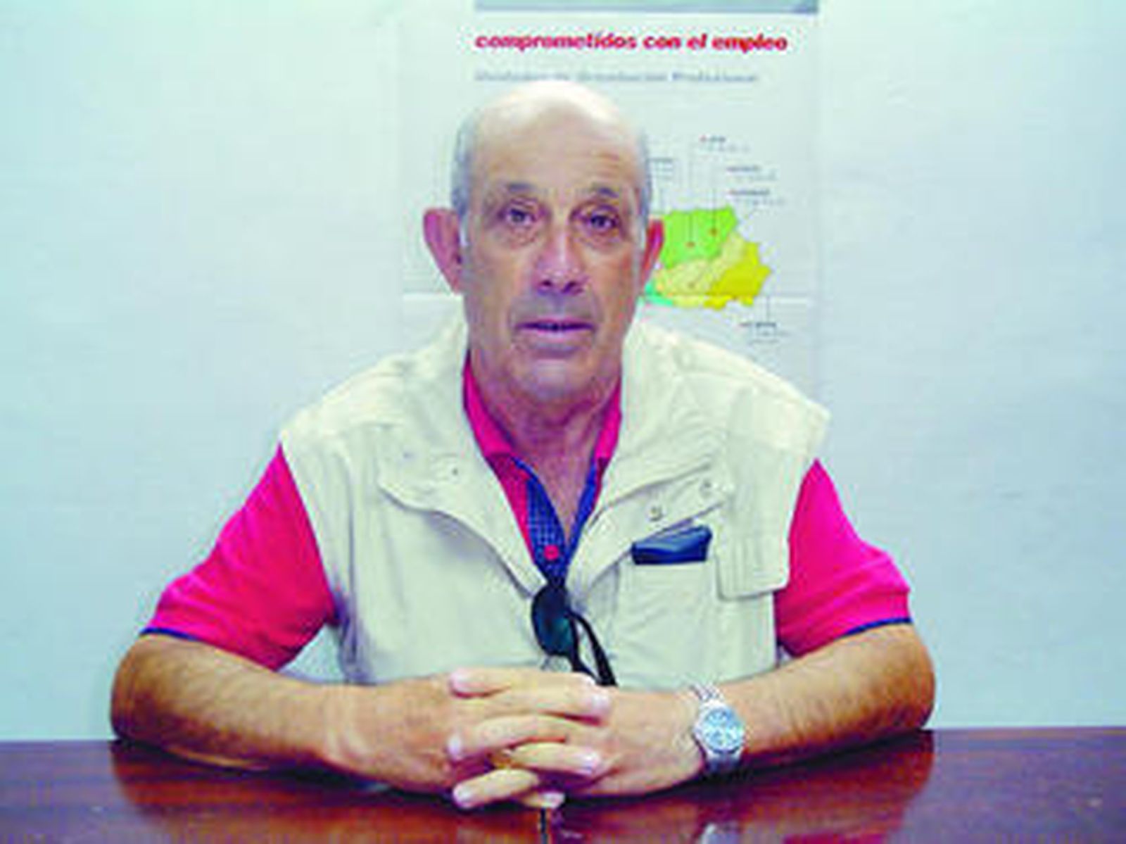 El sanluqueño de larga trayectoria sindical y vecinal Antonio Cuadrado.