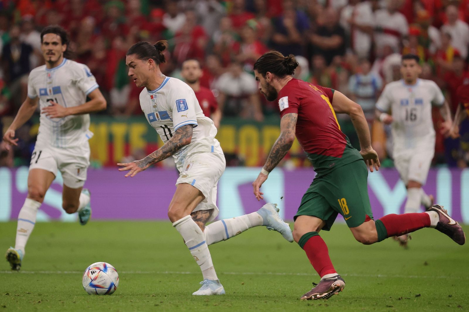 Las imágenes del Portugal - Uruguay