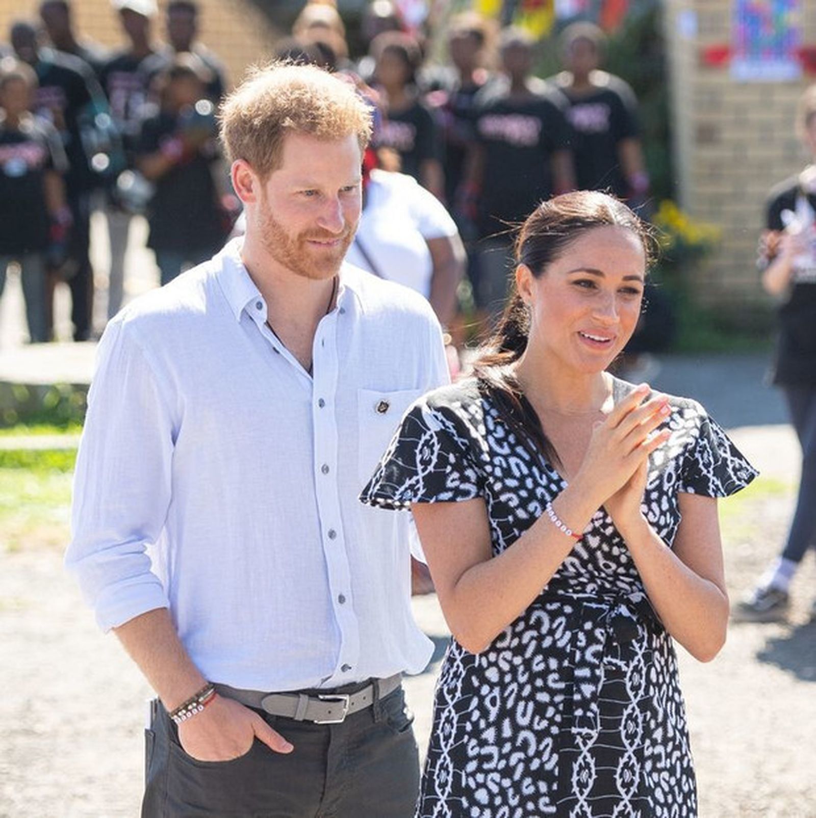 Los duques de Sussex, en un acto oficial hace año y medio.