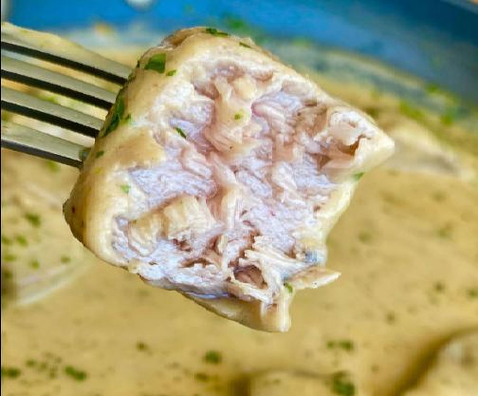 Un trozo del atún mechado de Dani García