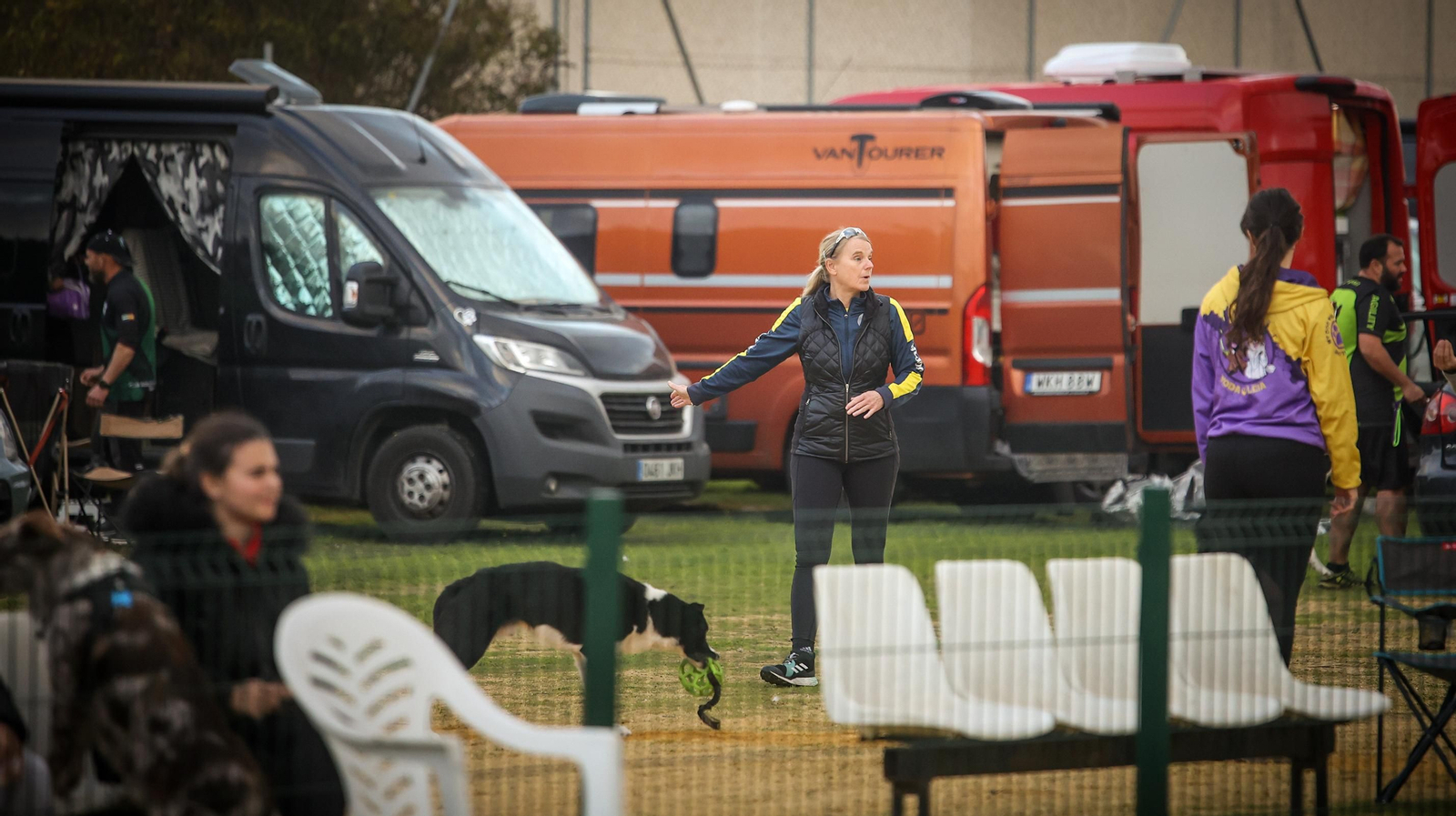 Habilidad canina en la prueba puntuable para el Campeonato de España de 'Agility' celebrado en Jerez Espectaculares las pruebas de disciplina canina puntuables para el Campeonato de España de Agility