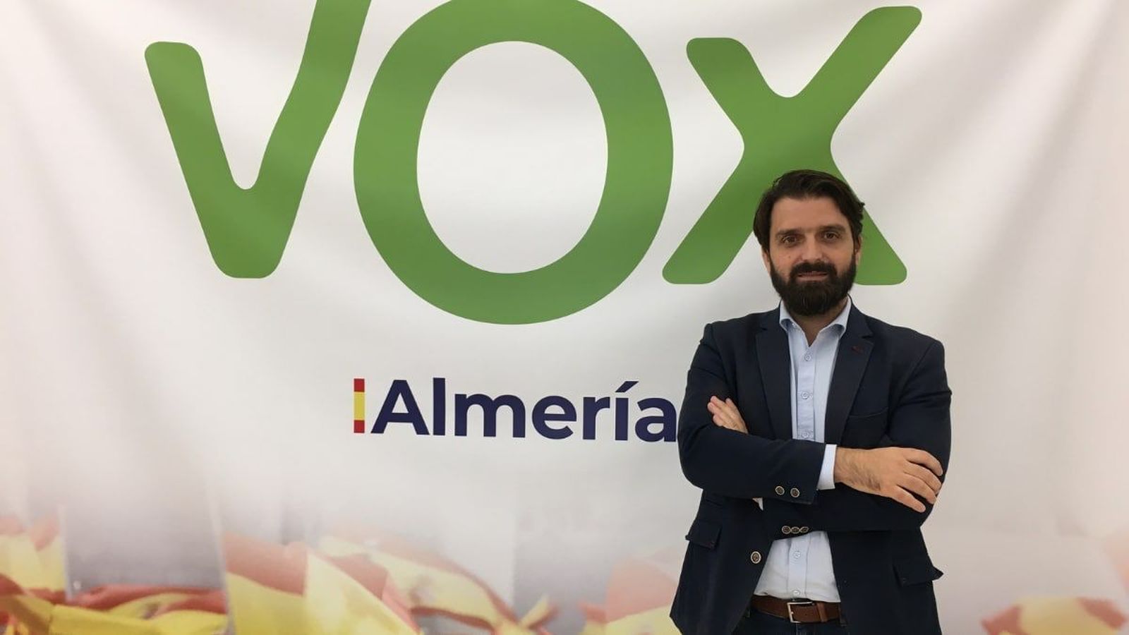 Juan Francisco Rojas, presidente provincial de Vox Almería.
