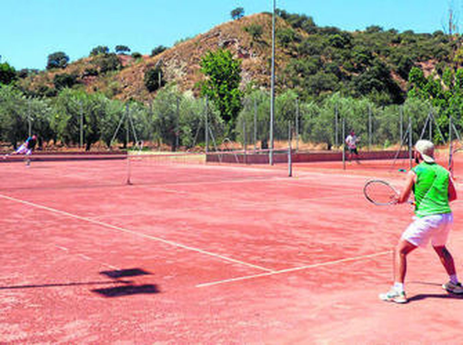 Un momento de uno de los partidos ya disputados.