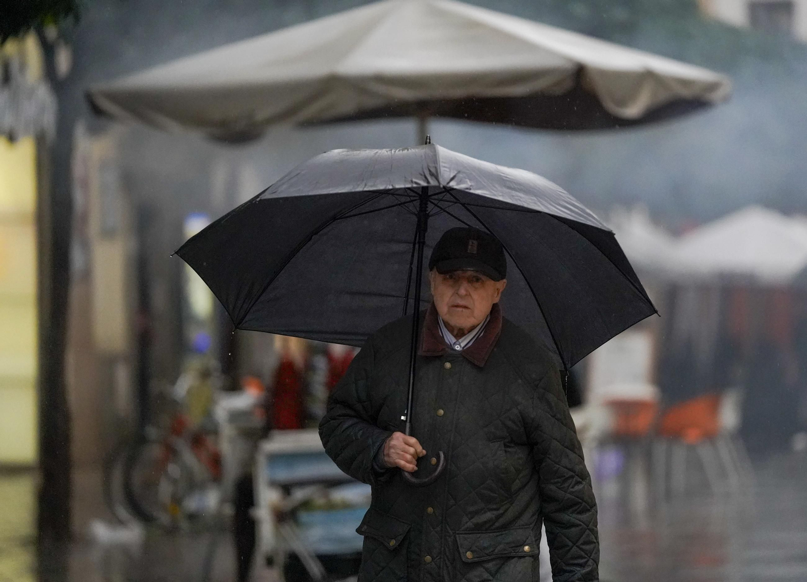 Viernes de lluvia intensa en Sevilla