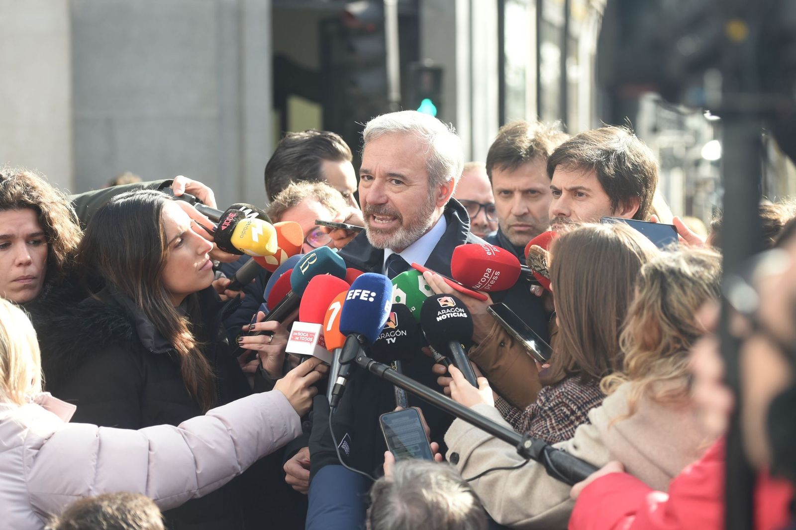 El presidente en funciones de Aragón, Jorge Azcón.