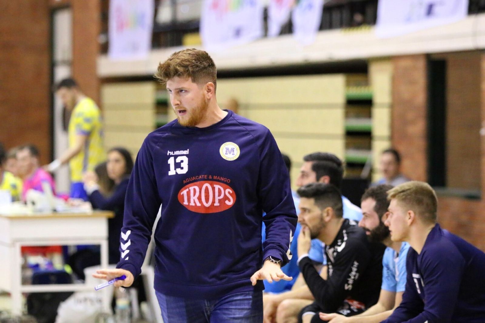 Daniel Ibáñez, entrenador del Trops Málaga.