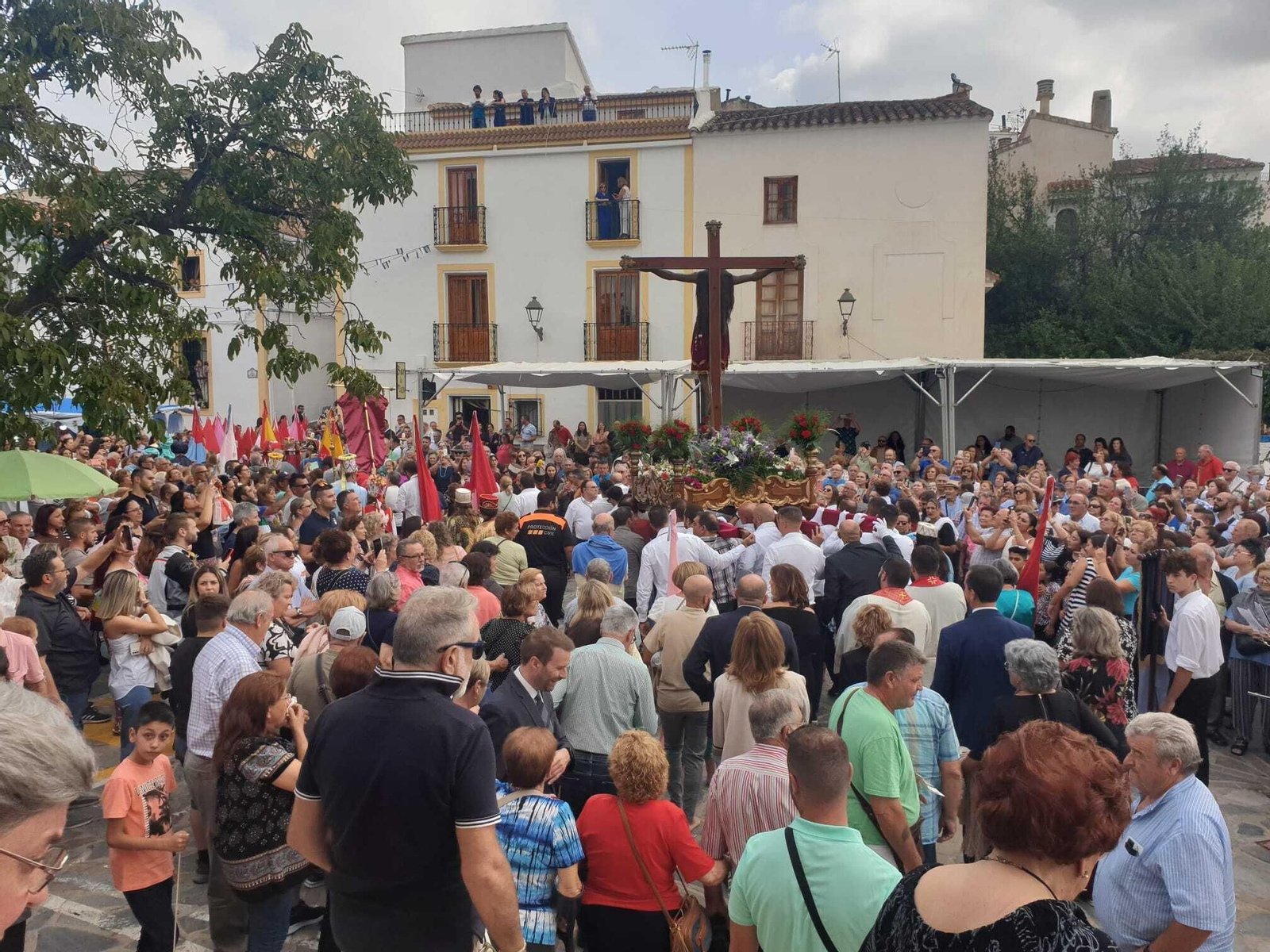 La procesión del Cristo del Bosque de Bacares, en imágenes