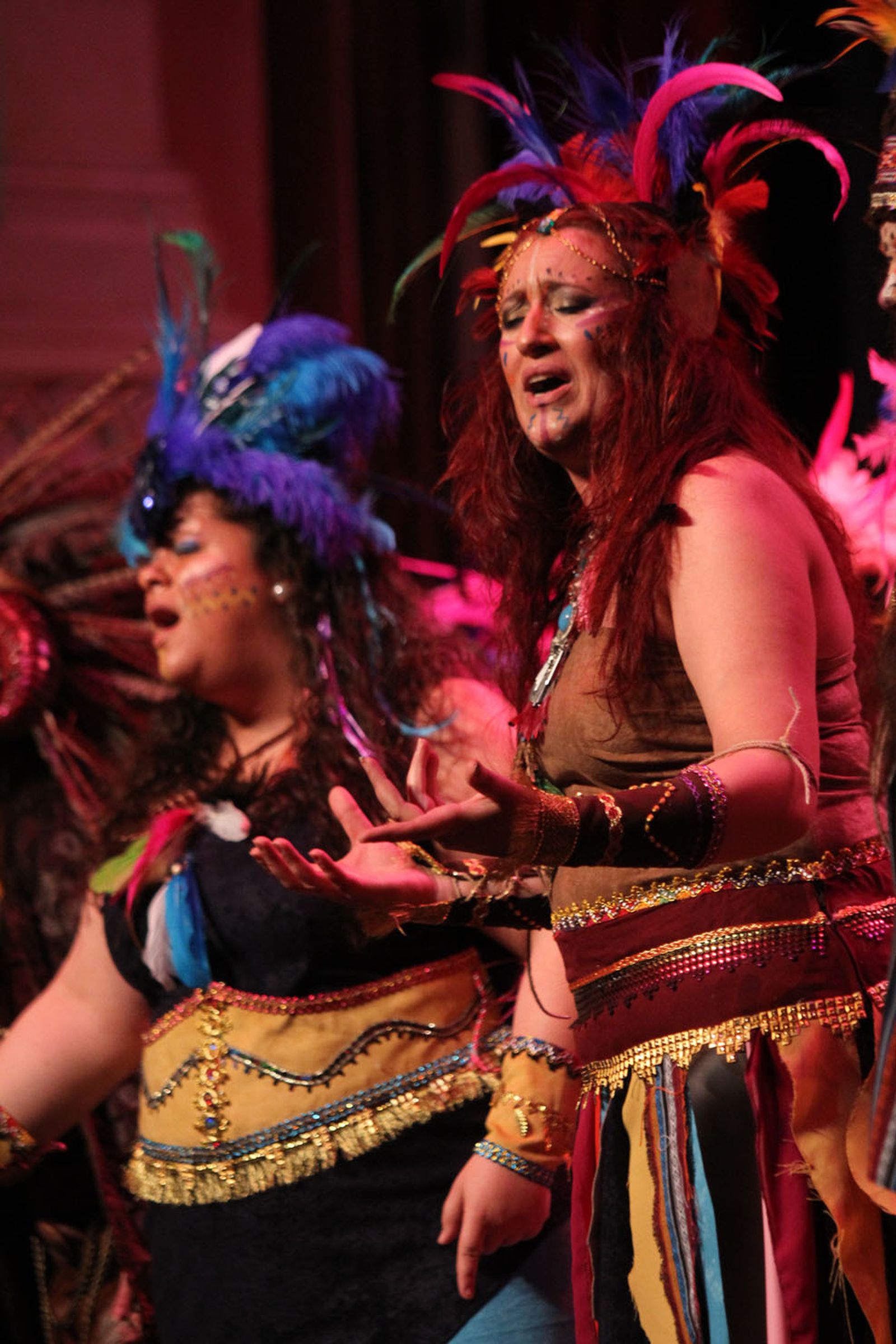 Imágenes del primer día de preliminares de concurso del Carnaval Colombino 2018