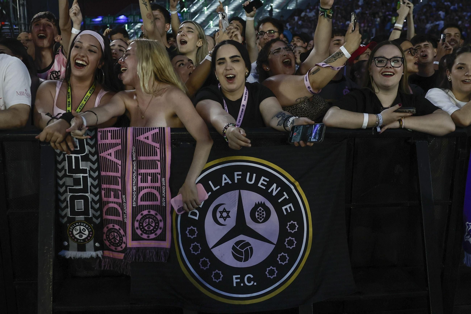 Así fue el concierto de Dellafuente en el Metropolitano