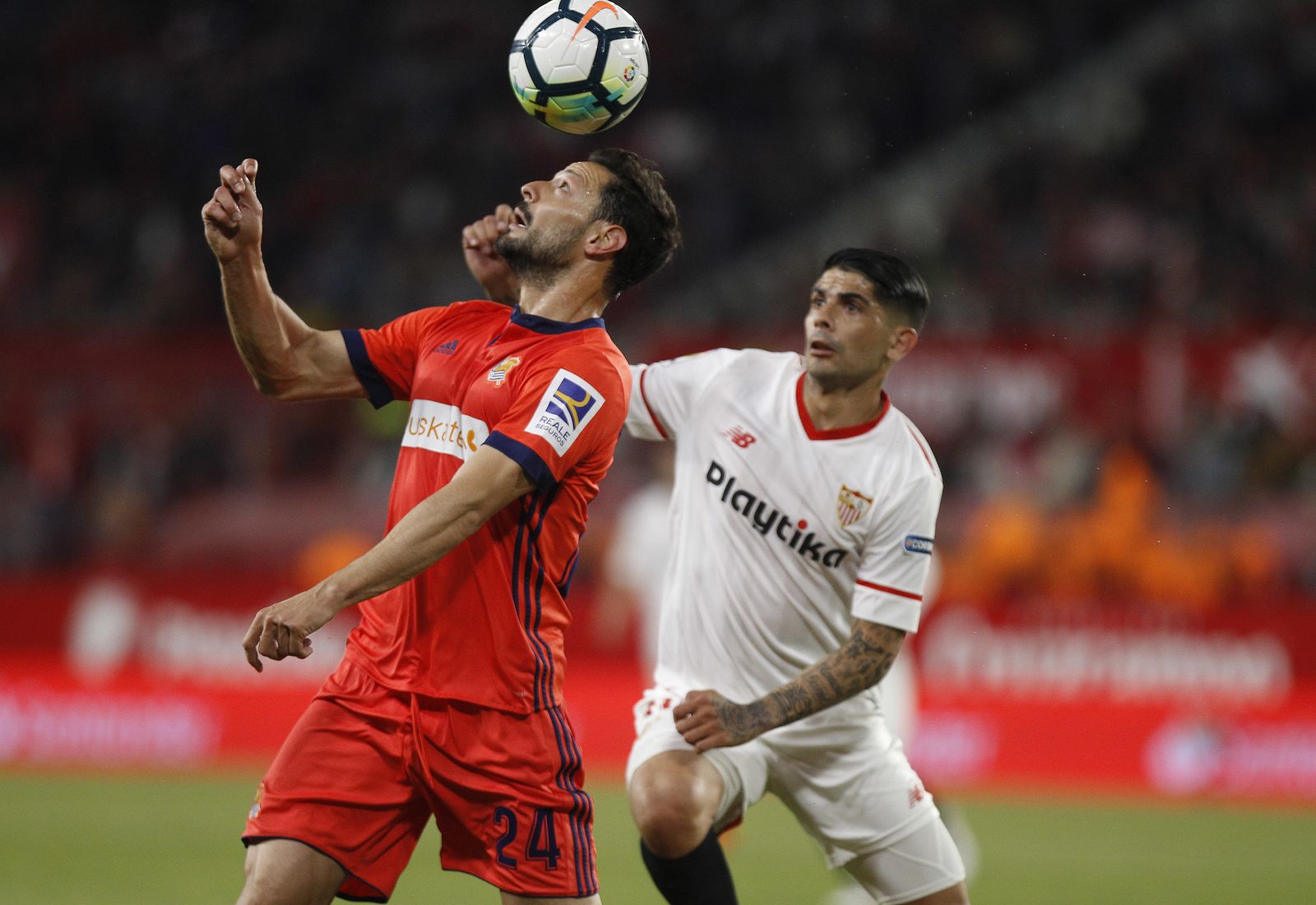 El Sevilla-Real Sociedad, en imágenes