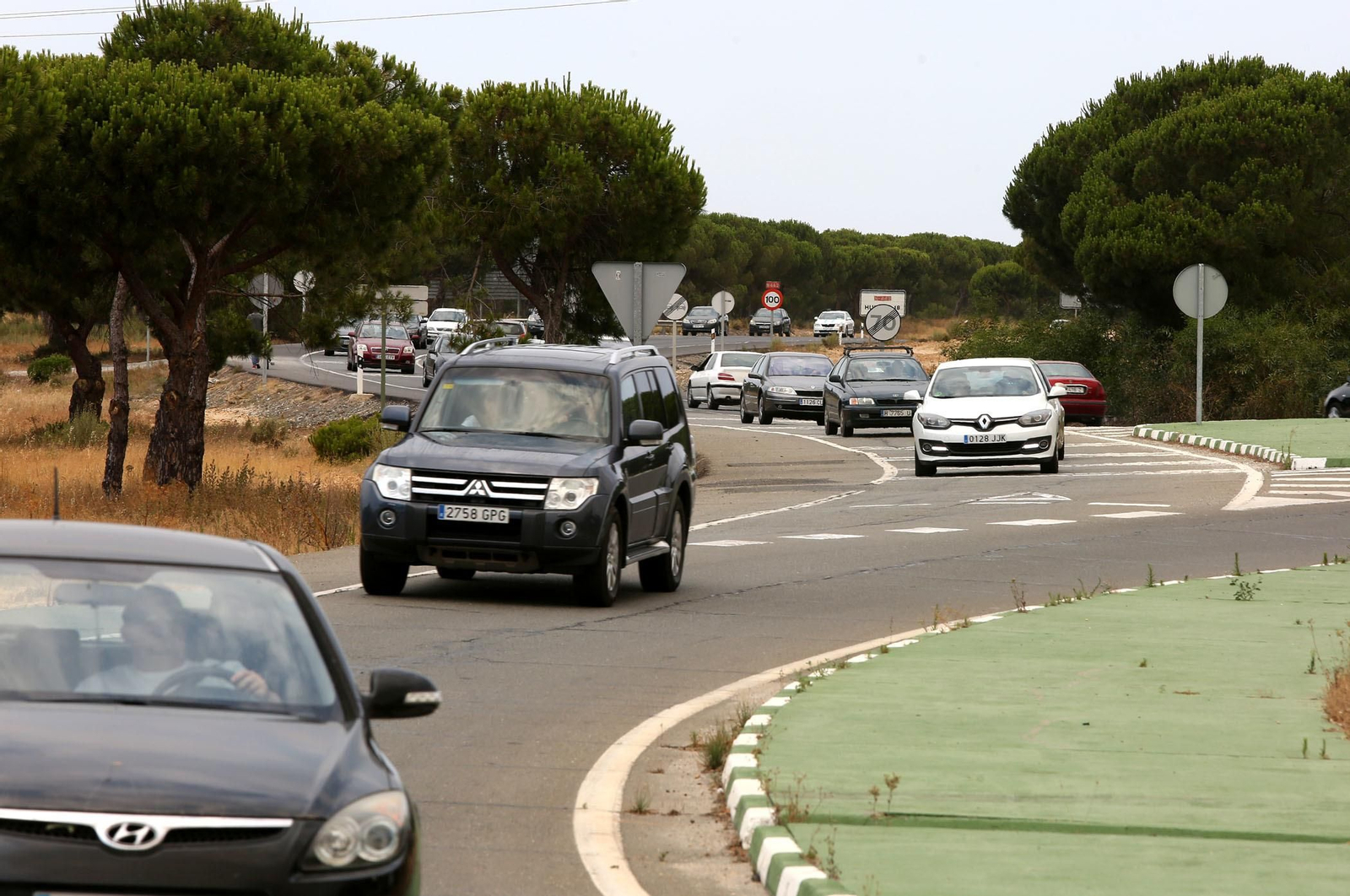 Las consecuencias del incendio en Mazagón