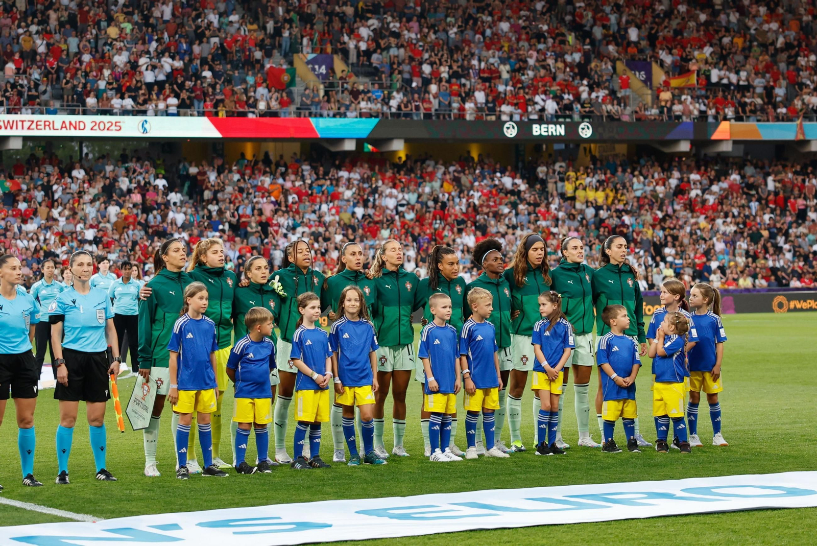 Las fotos del España - Portugal en la Eurocopa femenina