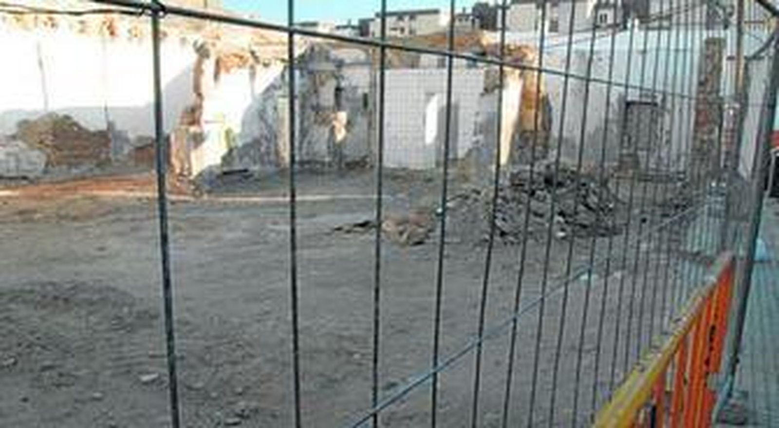 Estado en el que se ha quedado la casa natal de Camarón de la Isla tras la demolición llevada a cabo esta semana.