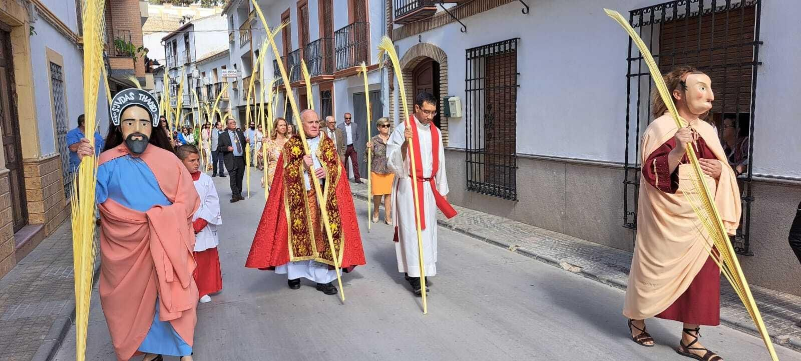 La procesión de la Borriquita de Iznájar, en imágenes