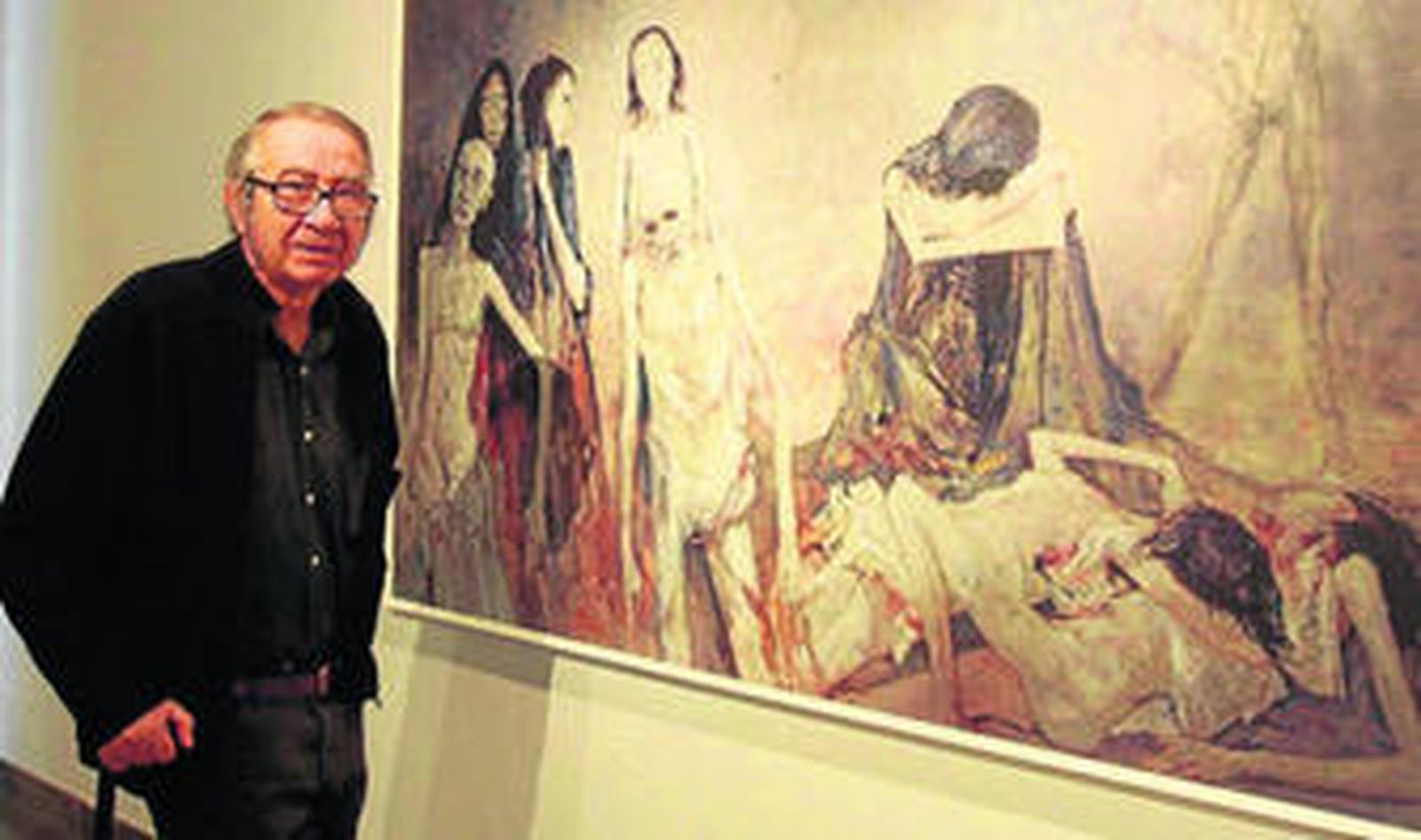 Gurriarán, ayer en el Centro Cultural Nuevo Inicio.